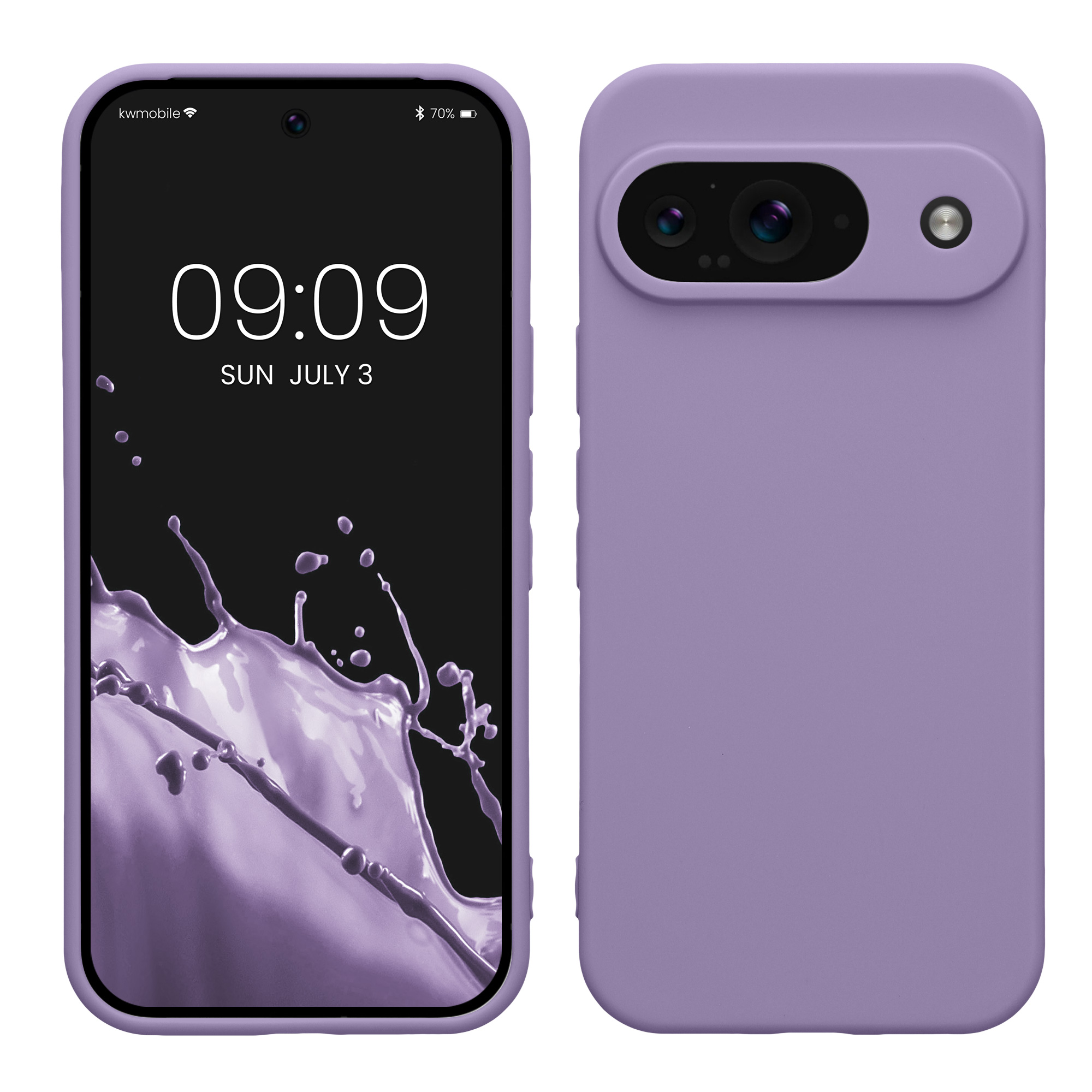 Kryt na mobil kwmobile pro Google Pixel 9 - fialová