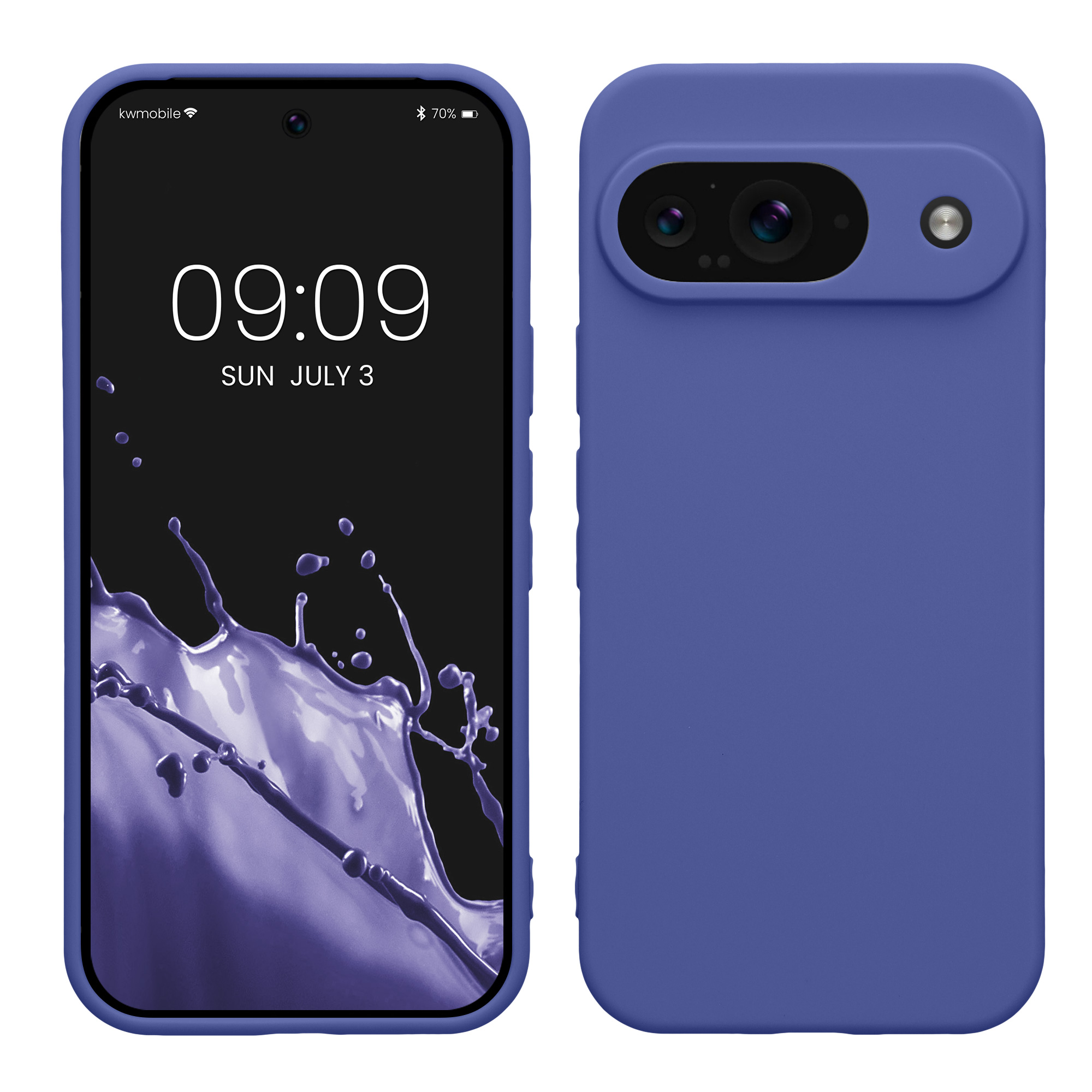 Kryt na mobil kwmobile pro Google Pixel 9 - modrofialová