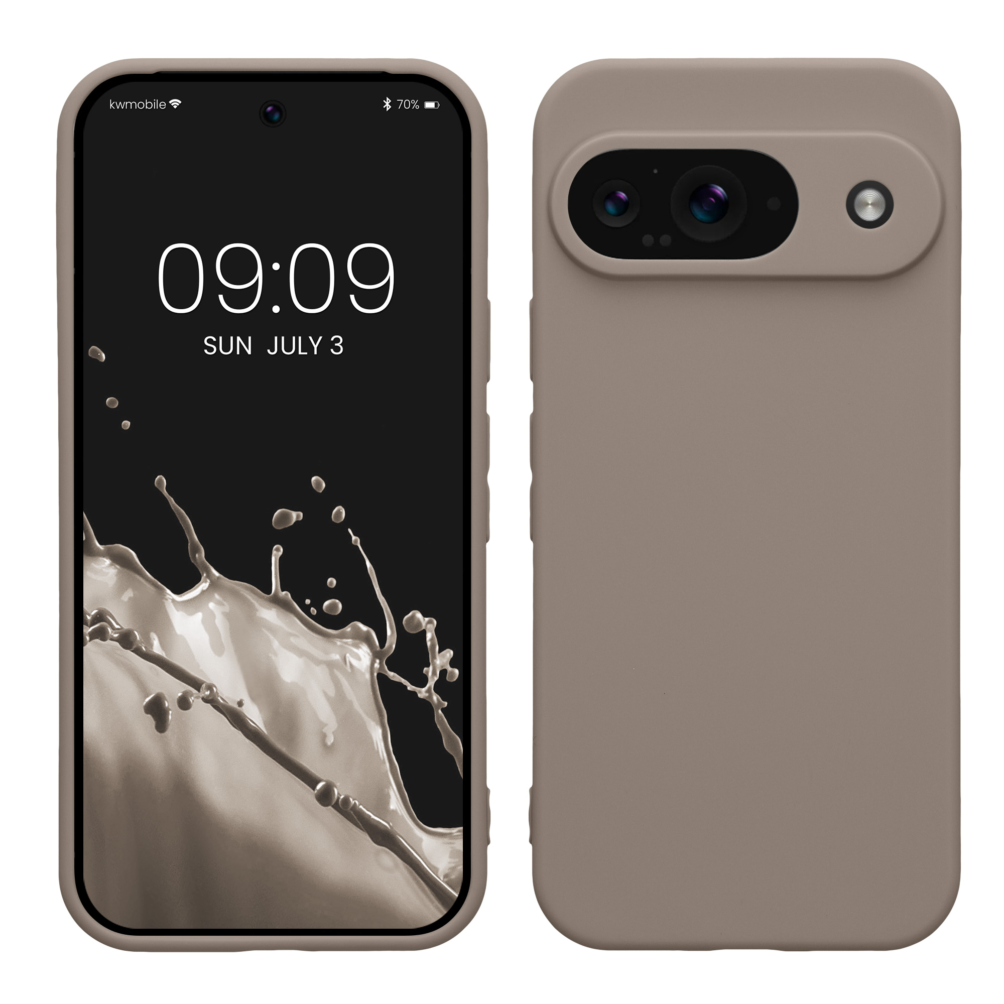 Kryt na mobil kwmobile pro Google Pixel 9 - Taupe