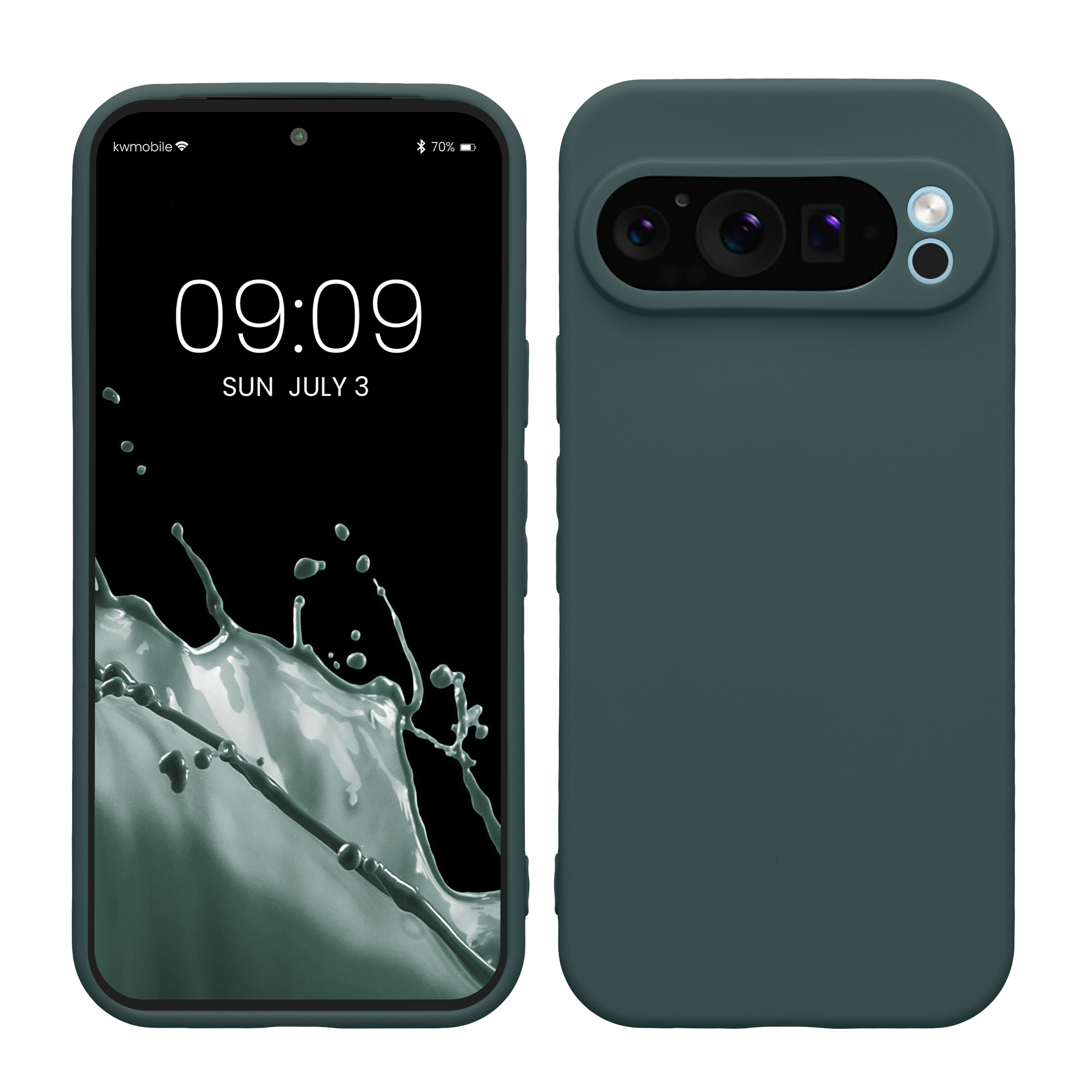 Kryt na mobil kwmobile pro Google Pixel 9 Pro / Google Pixel 9 - zelená