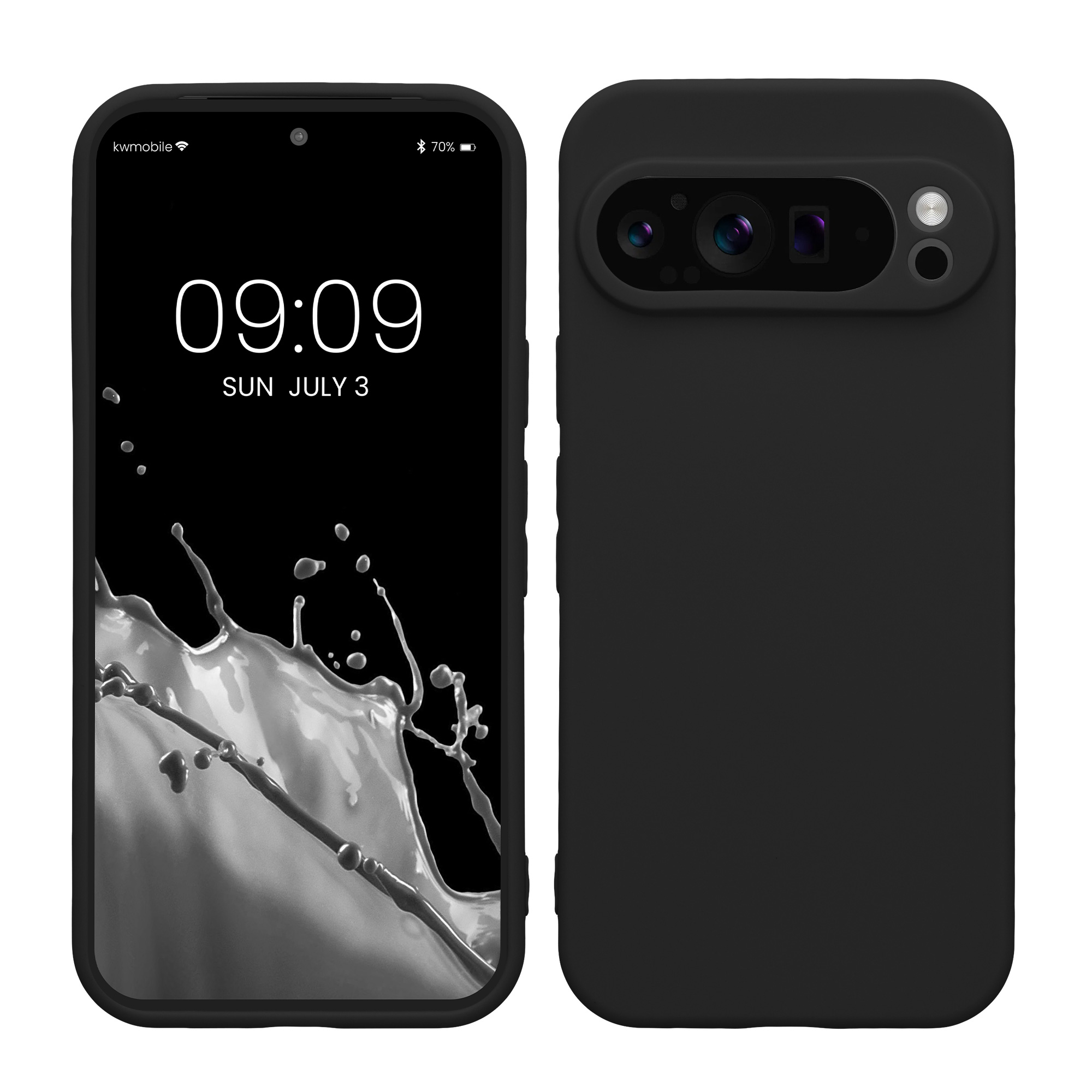 Kryt na mobil kwmobile pro Google Pixel 9 Pro / Google Pixel 9 - černá