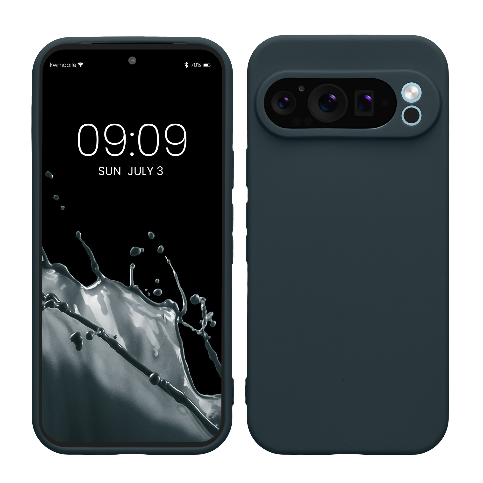 Kryt na mobil kwmobile pro Google Pixel 9 Pro / Google Pixel 9 - tmavě břidlicová