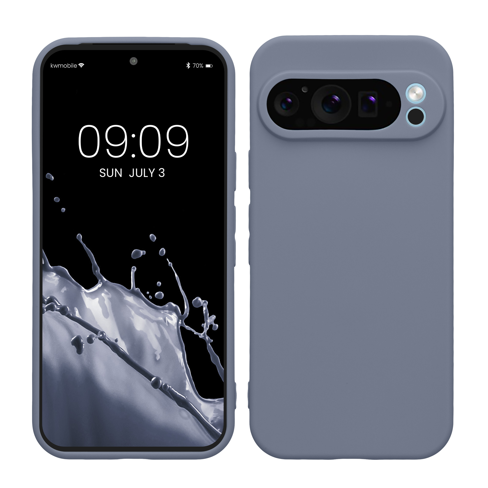 Kryt na mobil kwmobile pro Google Pixel 9 Pro / Google Pixel 9 - šedá