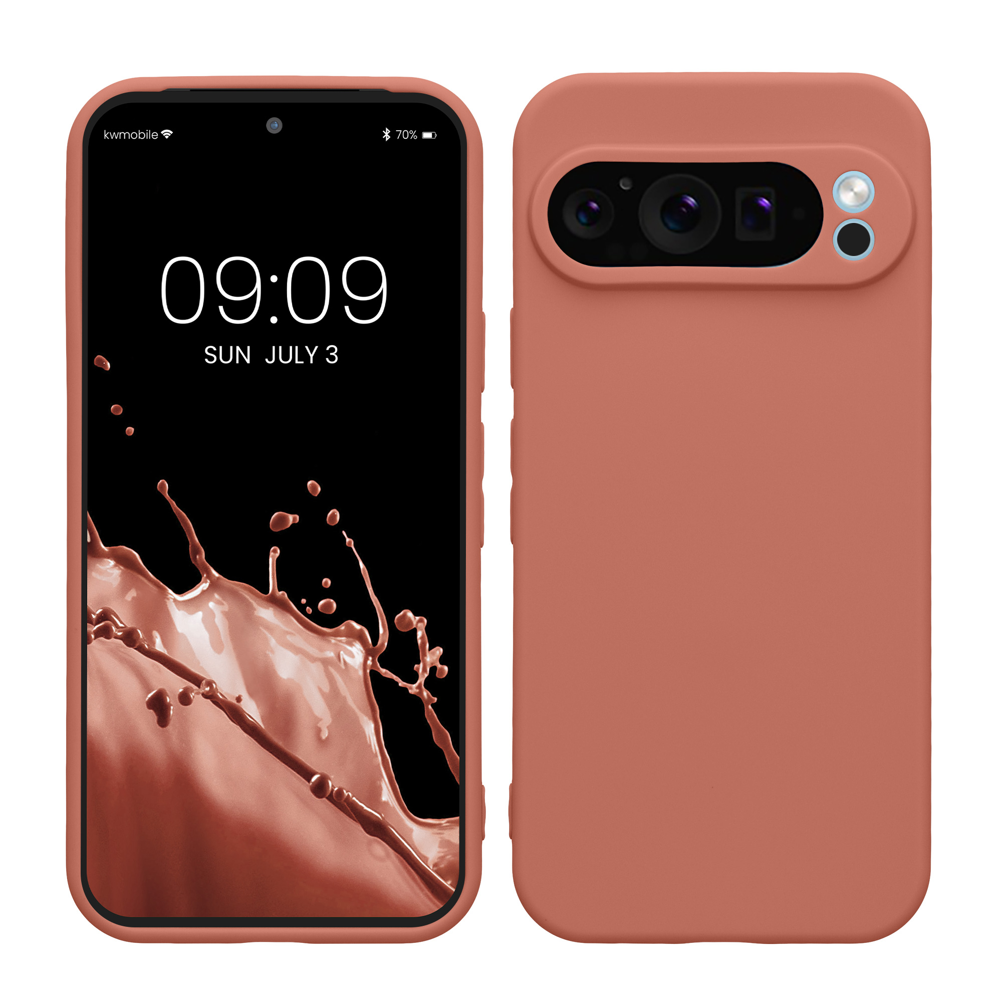 Kryt na mobil kwmobile pro Google Pixel 9 Pro / Google Pixel 9 - Winter Rose