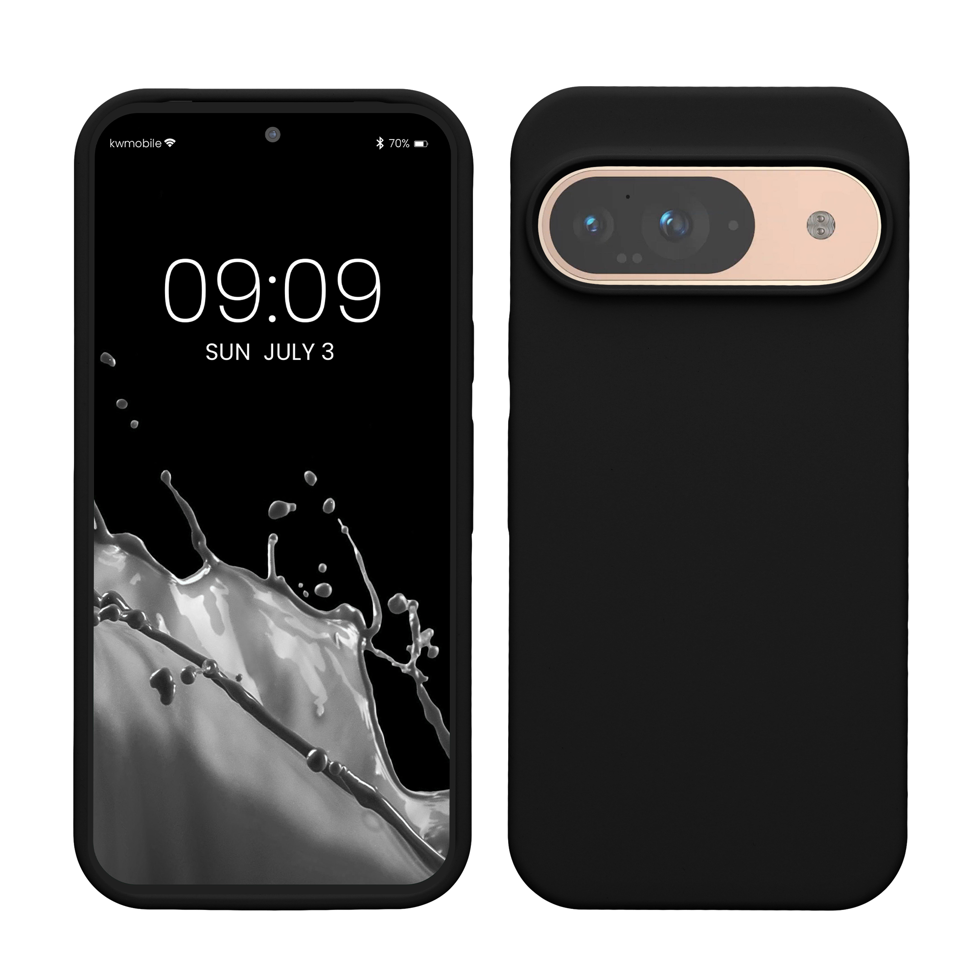 Kryt na mobil Google Pixel 9 / 9 Pro - kwmobile, černý