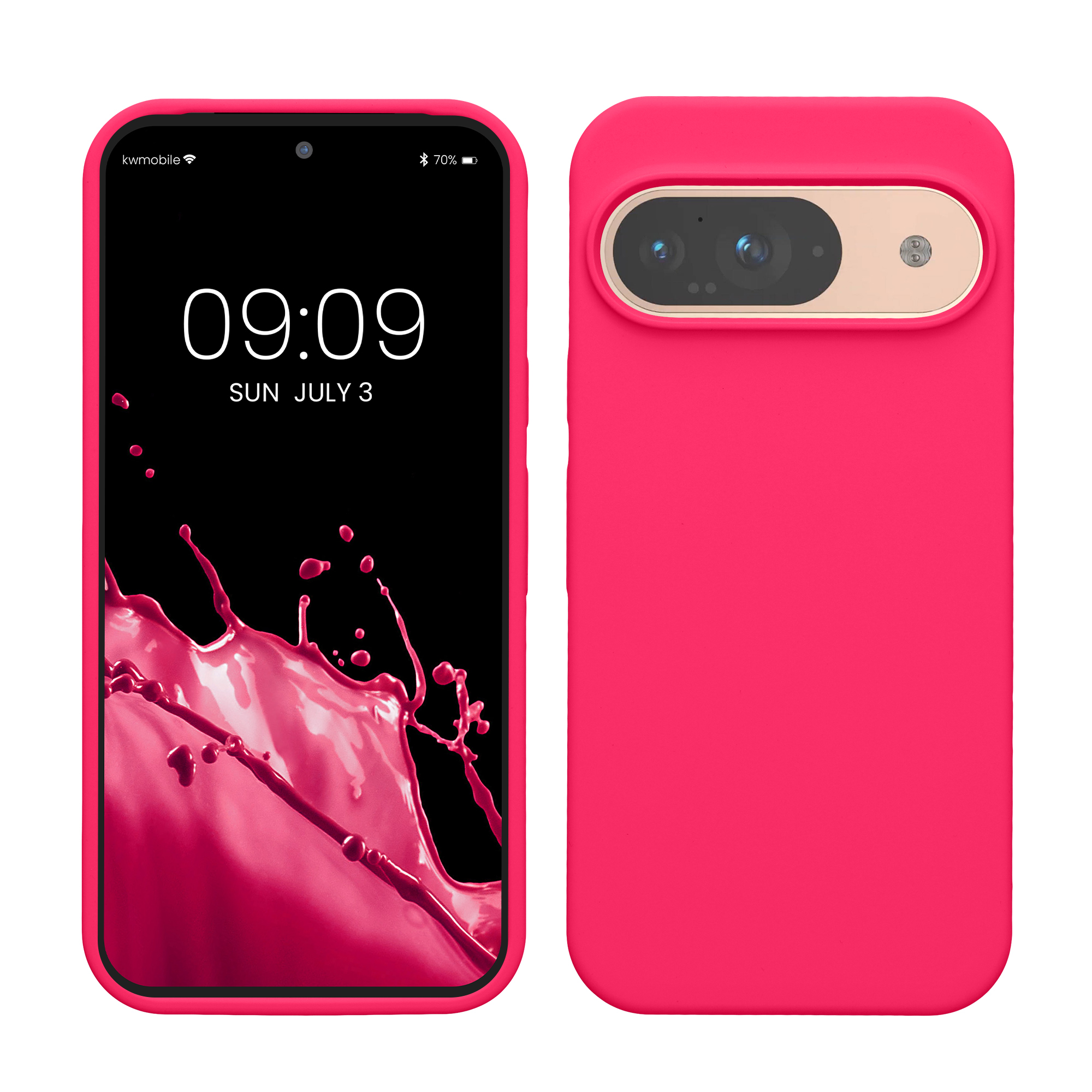 Kryt na mobil kwmobile pro Google Pixel 9 Pro / Google Pixel 9 - růžová