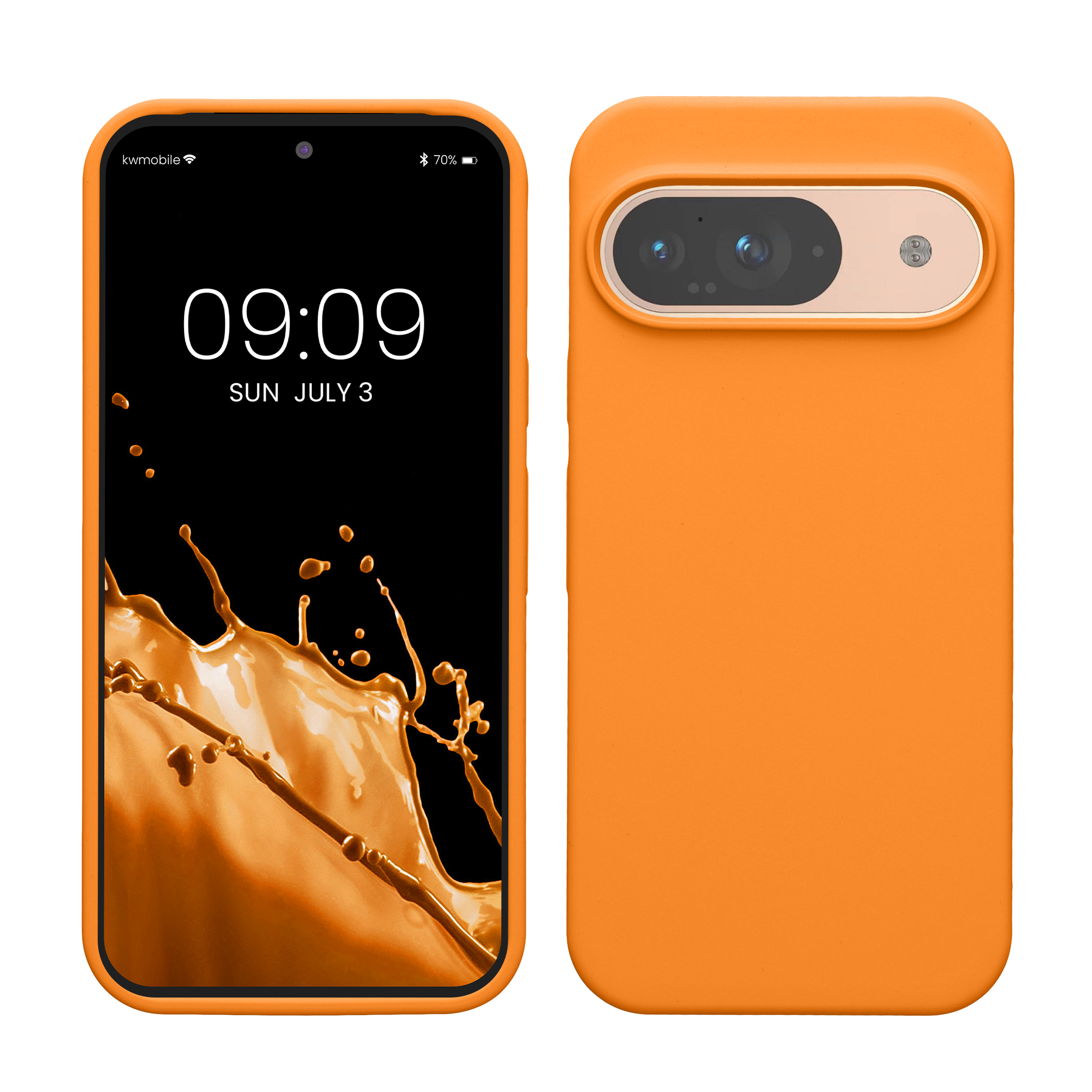 Pouzdro pro Google Pixel 9 kwmobile - ovocná oranžová