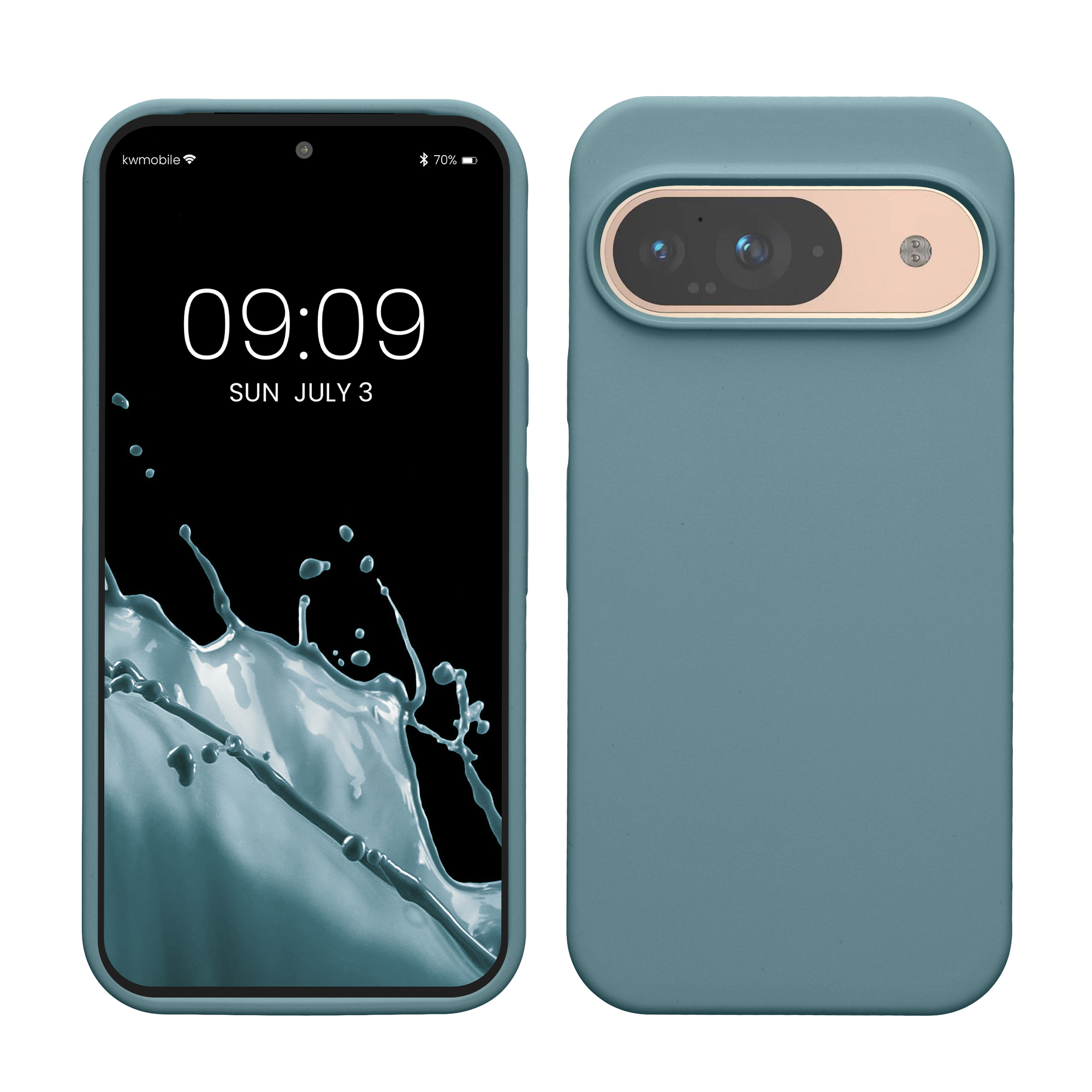 Kryt na mobil kwmobile pro Google Pixel 9 Pro / Google Pixel 9 - Wireless Charging Antique Stone
