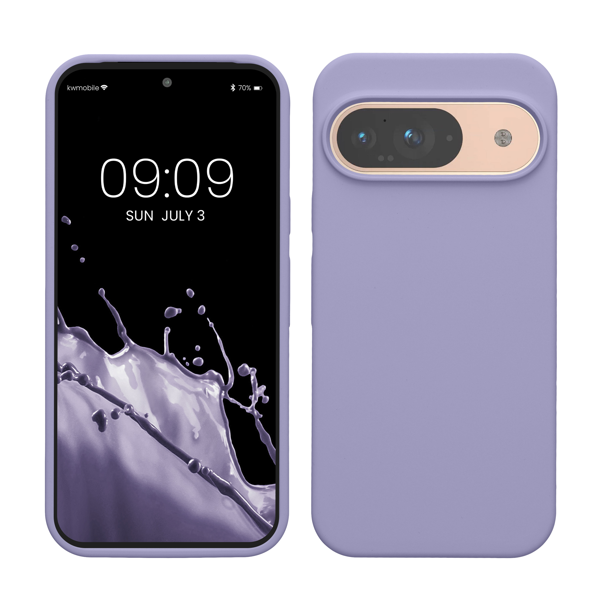 Kryt na mobil kwmobile pro Google Pixel 9 Pro / Google Pixel 9 - levandulová