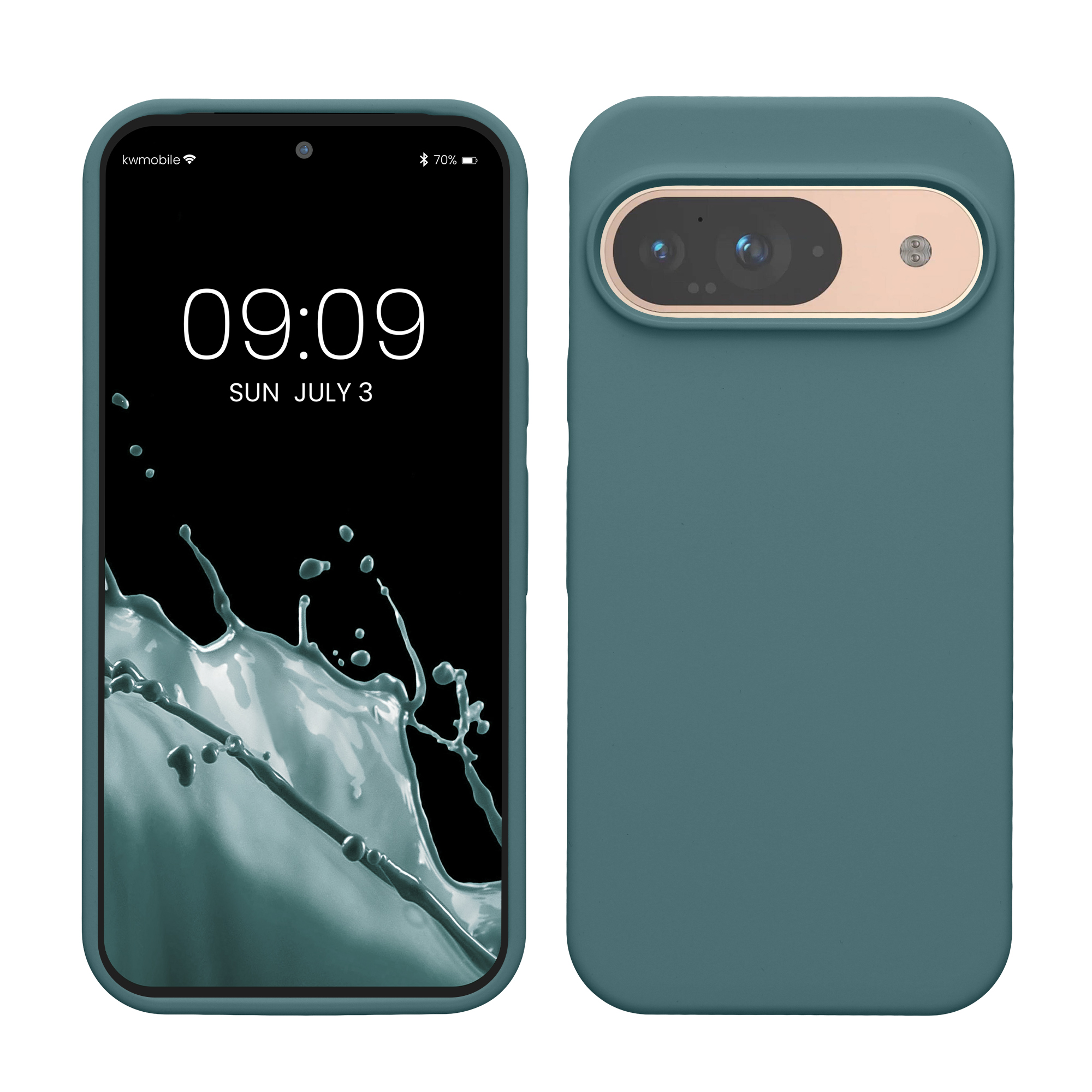 Kryt na mobil kwmobile pro Google Pixel 9 Pro / Google Pixel 9 - Wireless Charging Arctic Night
