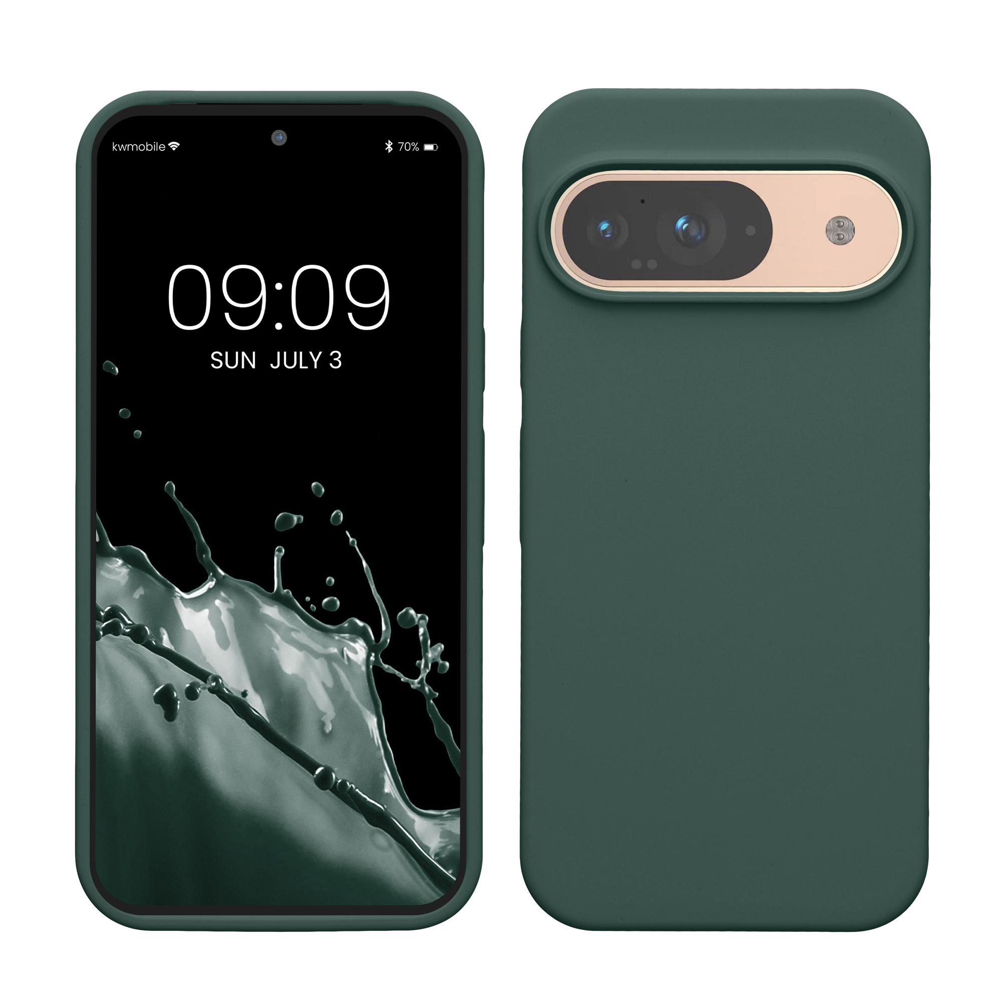 Kryt na mobil kwmobile pro Google Pixel 9 Pro / Google Pixel 9 - zelená