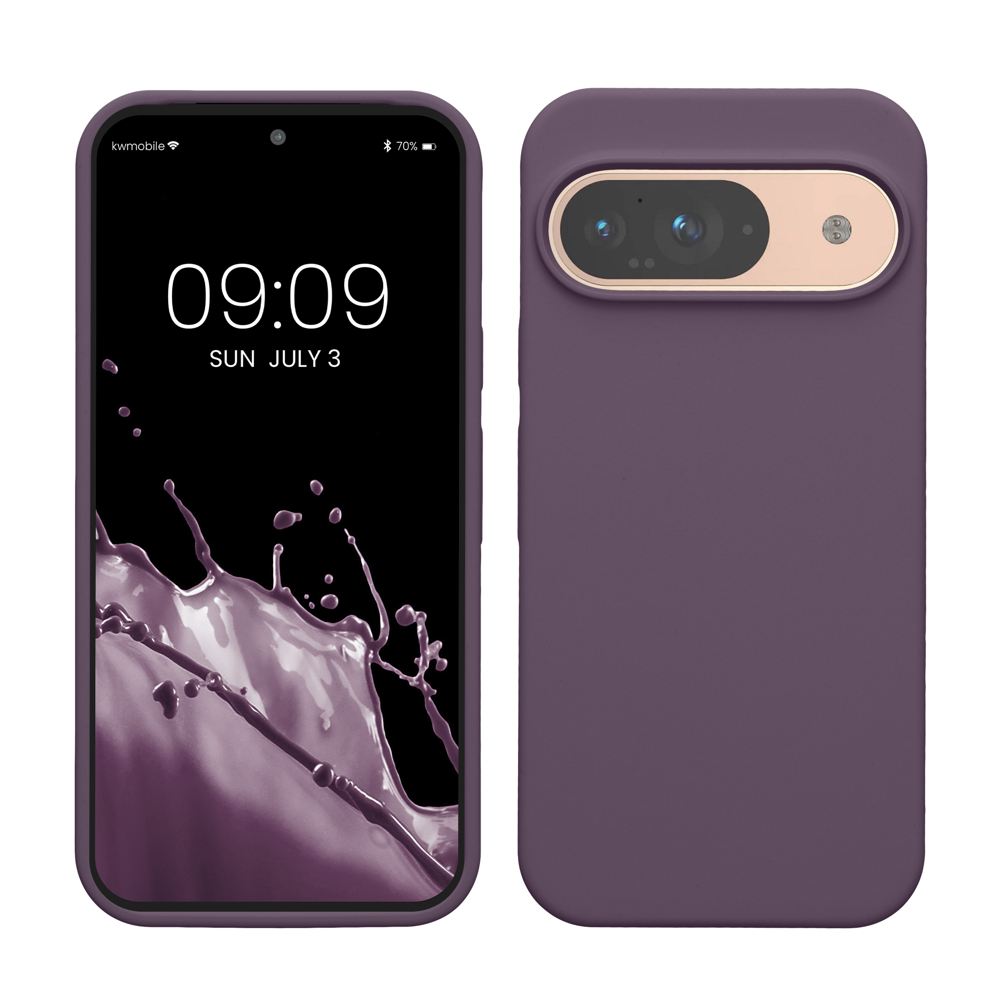 Kryt na mobil kwmobile pro Google Pixel 9 Pro / Google Pixel 9 - světle fialová Pale Iris