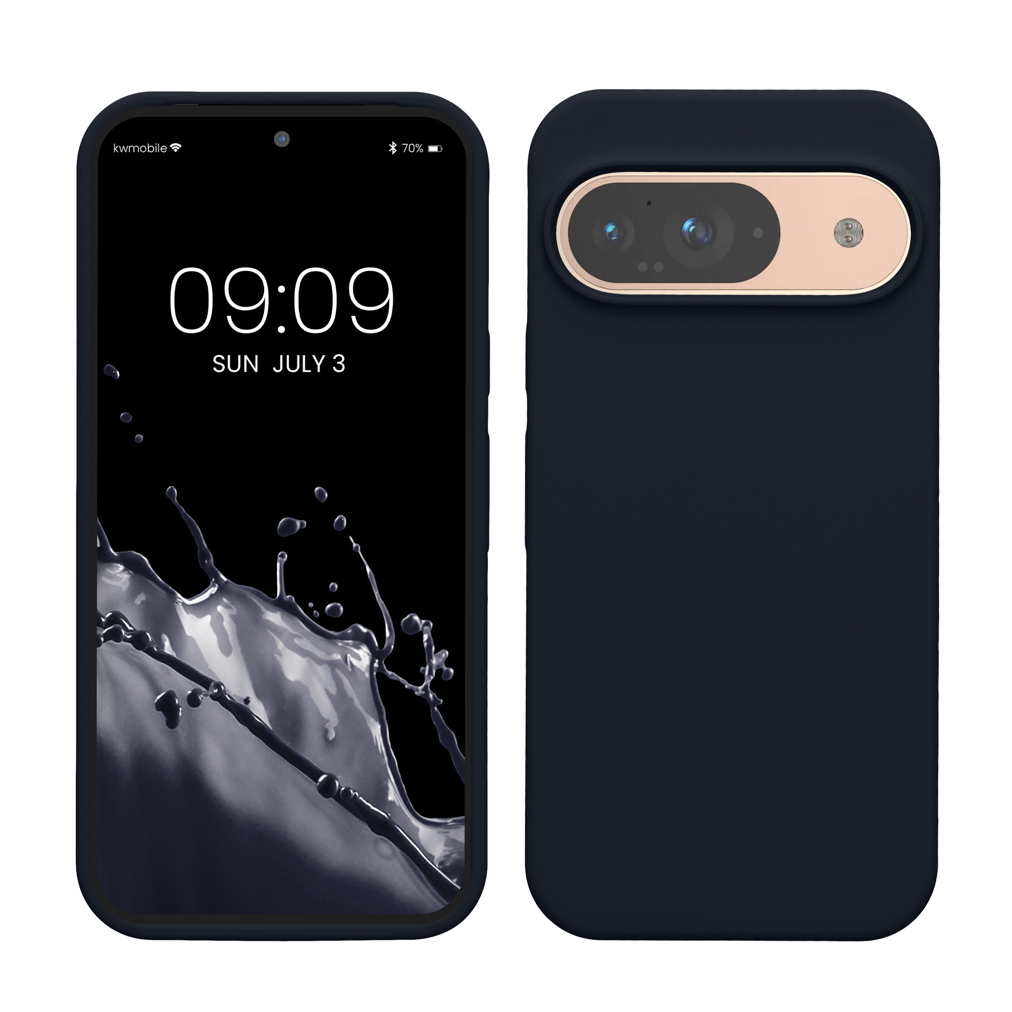 Kryt na mobil kwmobile pro Google Pixel 9 Pro / Google Pixel 9 - borůvkově modrá
