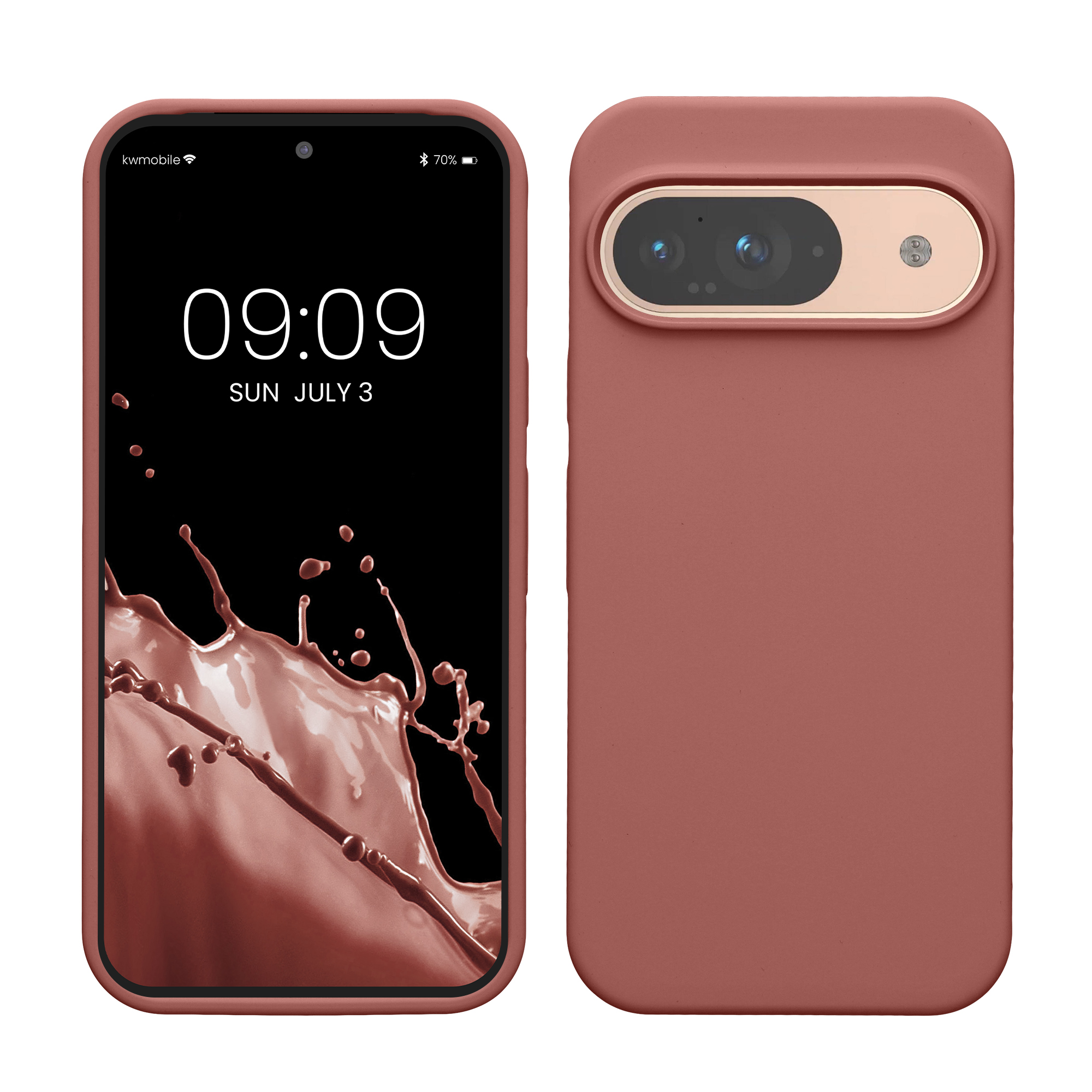 Kryt na mobil kwmobile pro Google Pixel 9 Pro / Google Pixel 9 - Wireless Charging Winter Rose