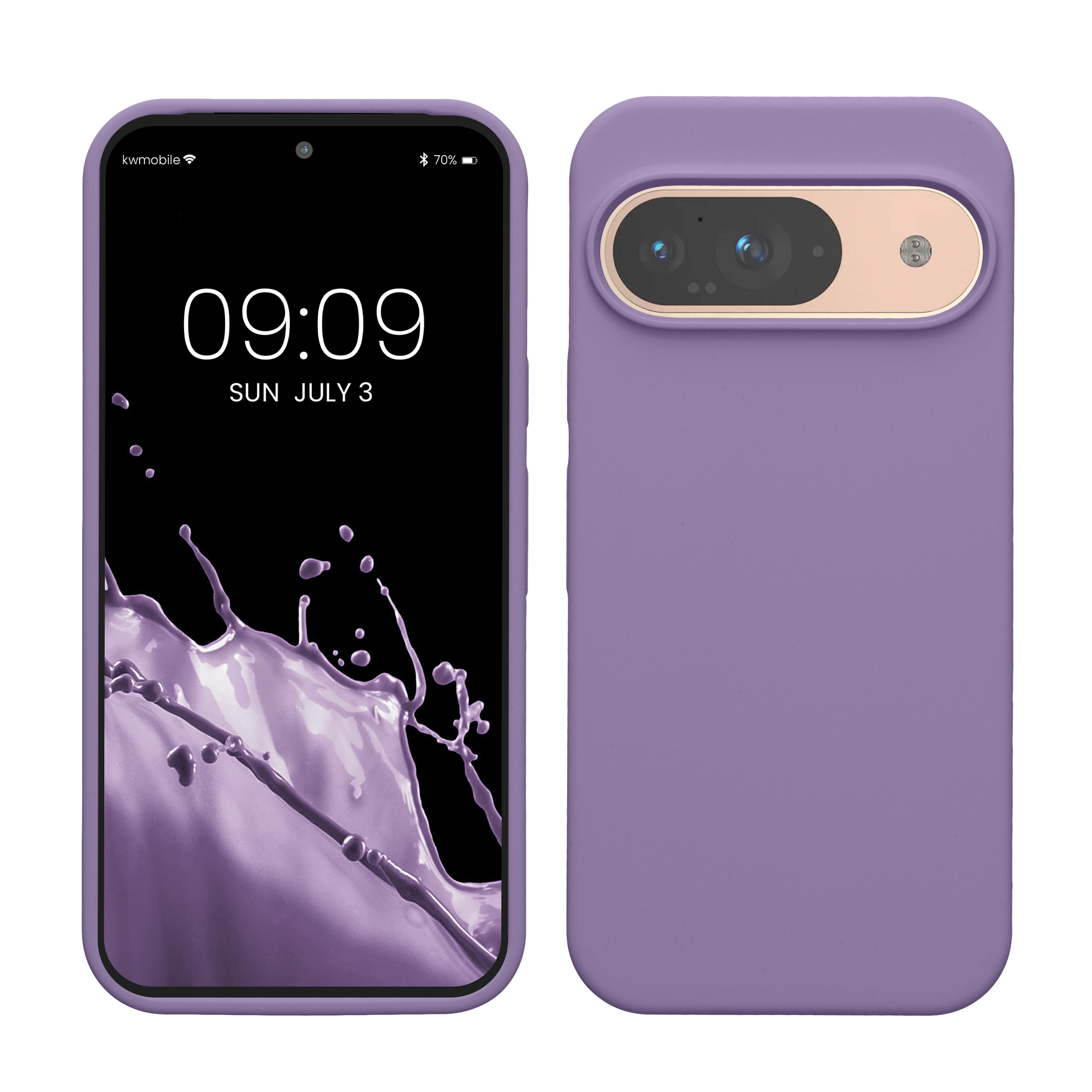 Kryt na mobil kwmobile pro Google Pixel 9 Pro / Google Pixel 9 - fialová