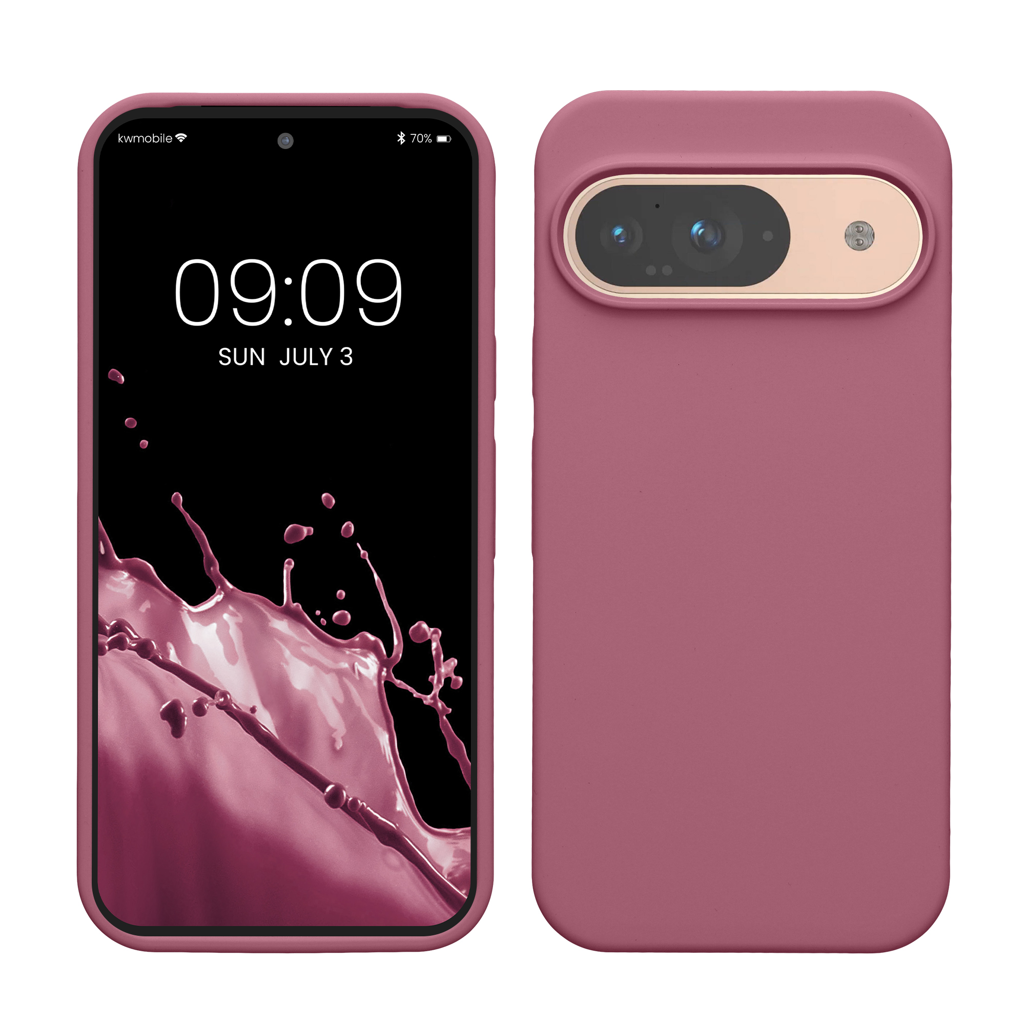 Kryt na mobil kwmobile pro Google Pixel 9 Pro / Google Pixel 9 - orchidejově fialová