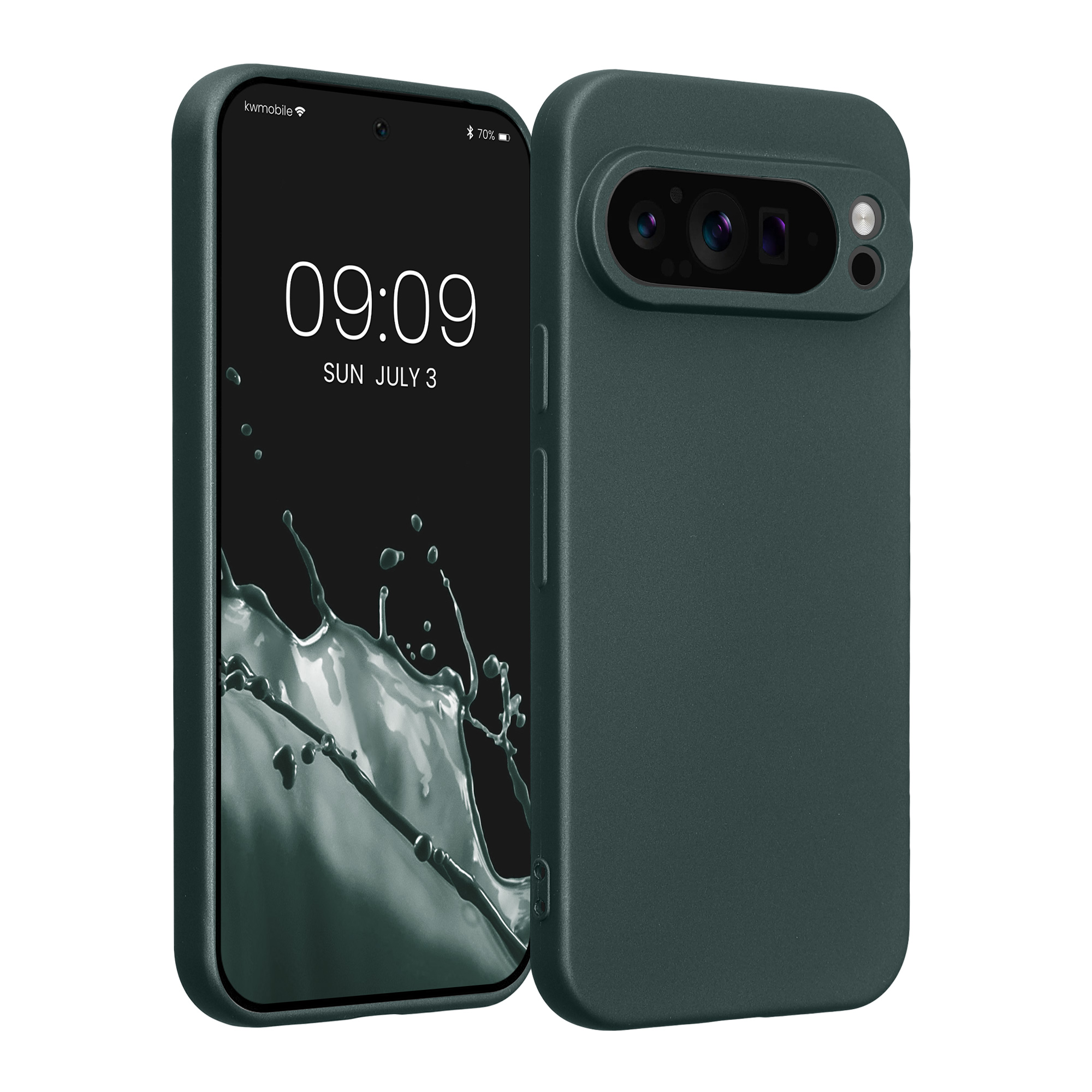 Kryt na mobil kwmobile pro Google Pixel 9 Pro / Google Pixel 9 - Metallic Teal
