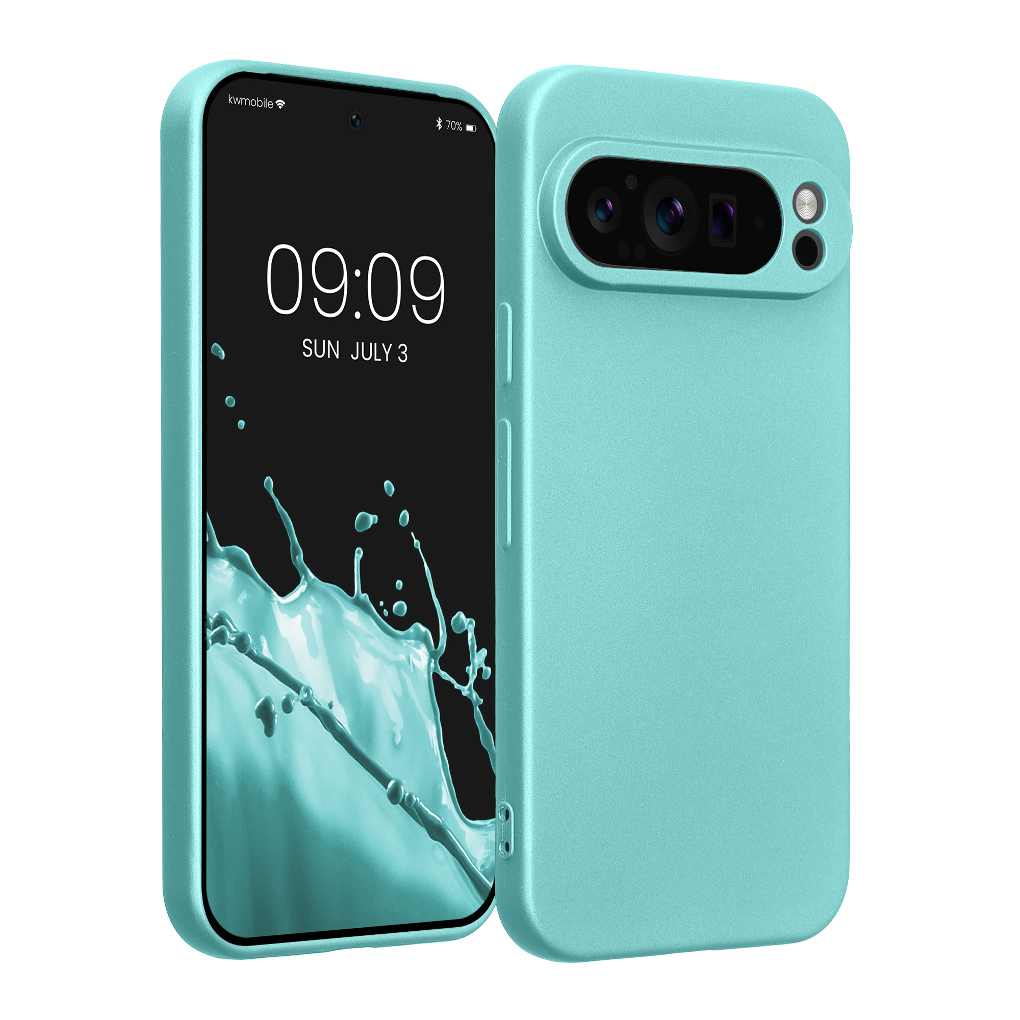 Kryt na mobil kwmobile pro Google Pixel 9 Pro / Google Pixel 9 - zelená