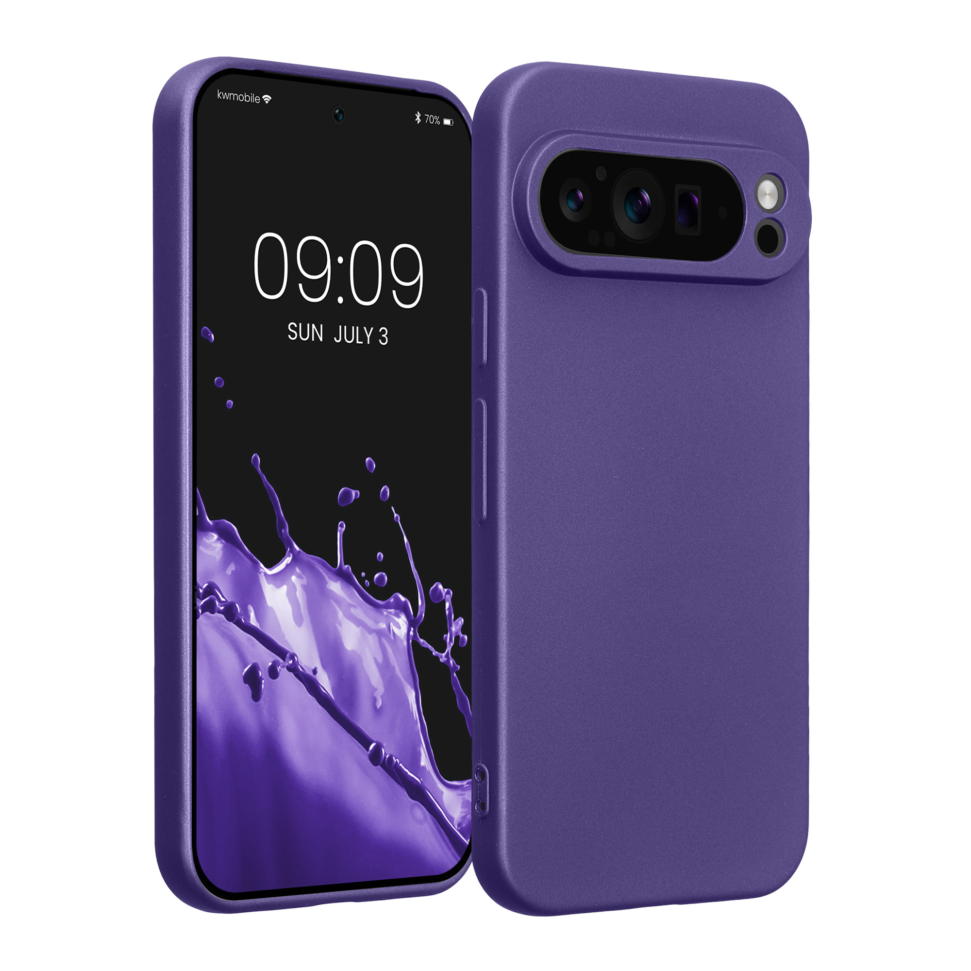 Kryt na mobil kwmobile pro Google Pixel 9 Pro / Google Pixel 9 - modrofialová