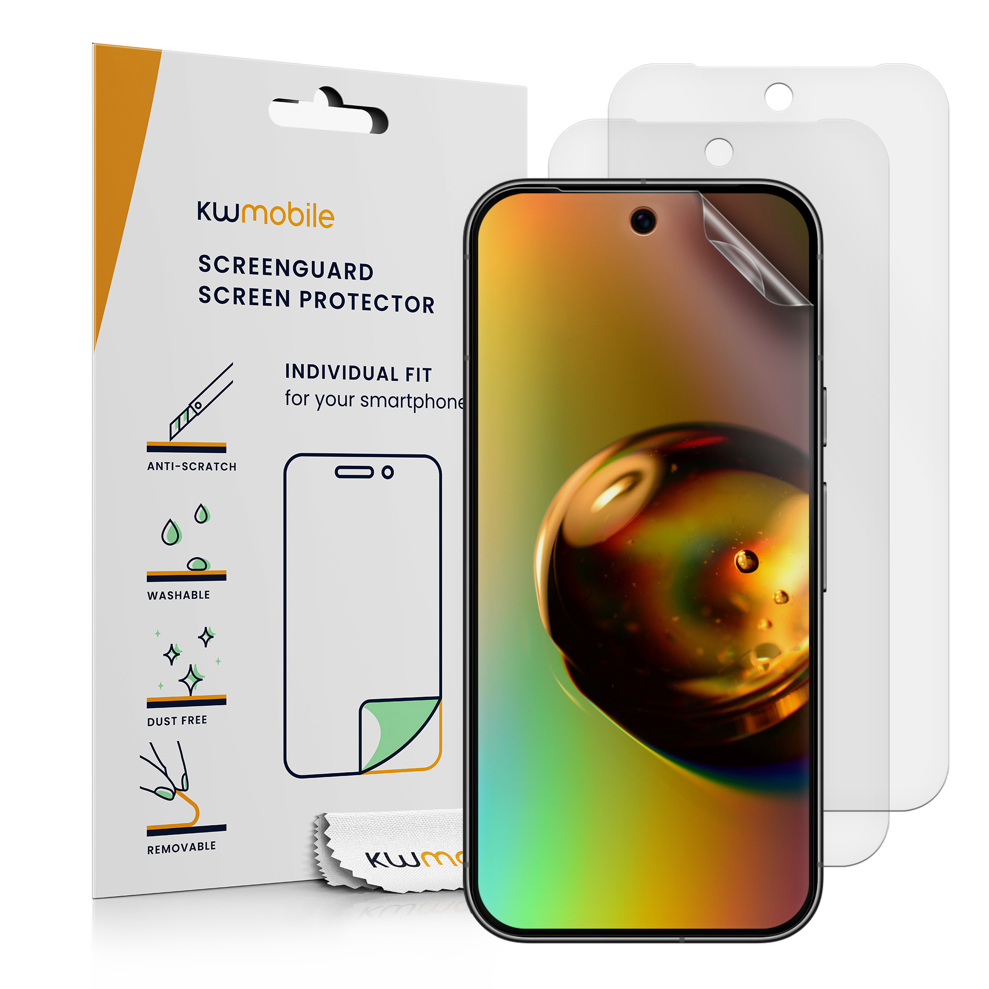 Ochranná fólie na displej kwmobile pro Google Pixel 9 - Matte