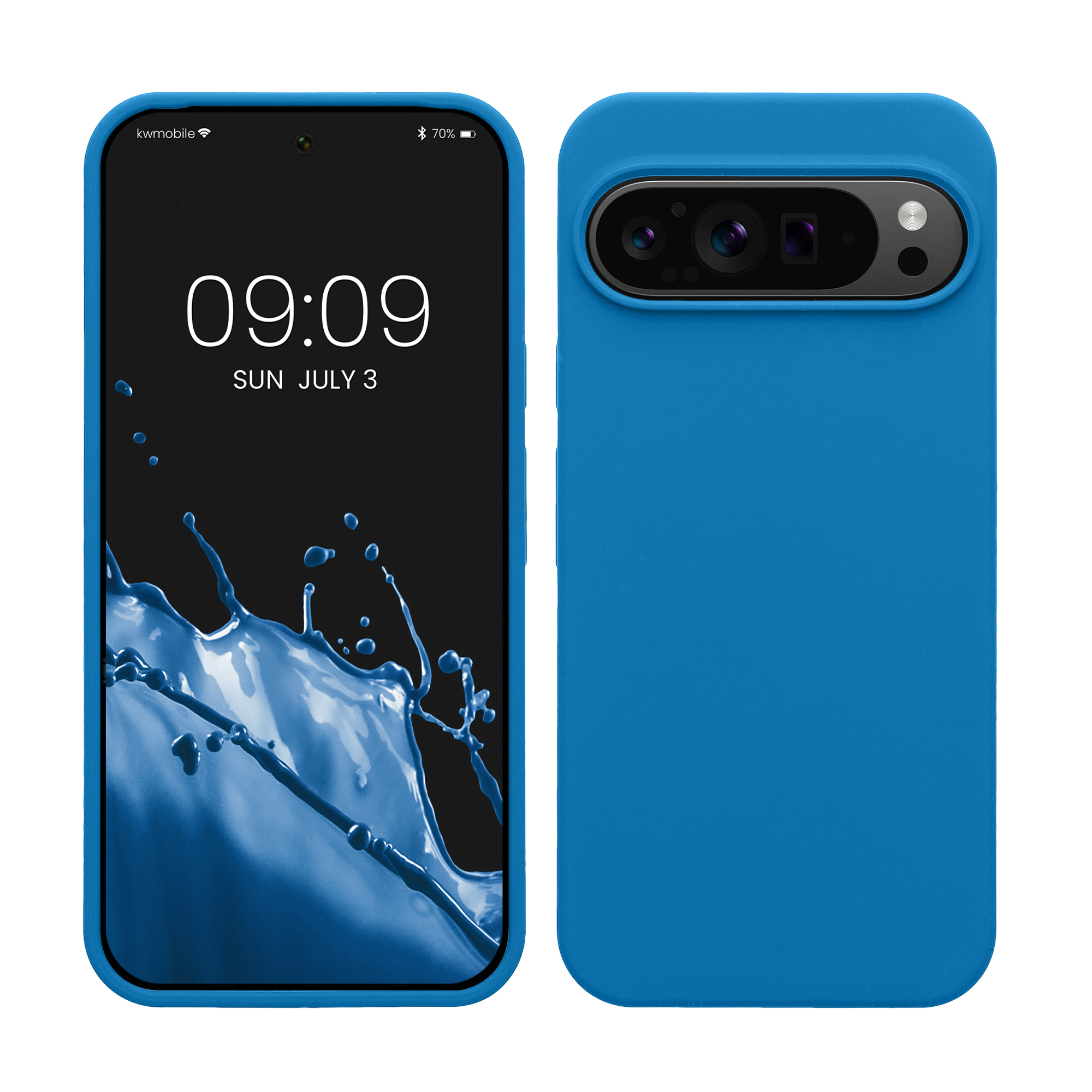 Silikonový kryt kwmobile pro Google Pixel 9 Pro XL - modrá