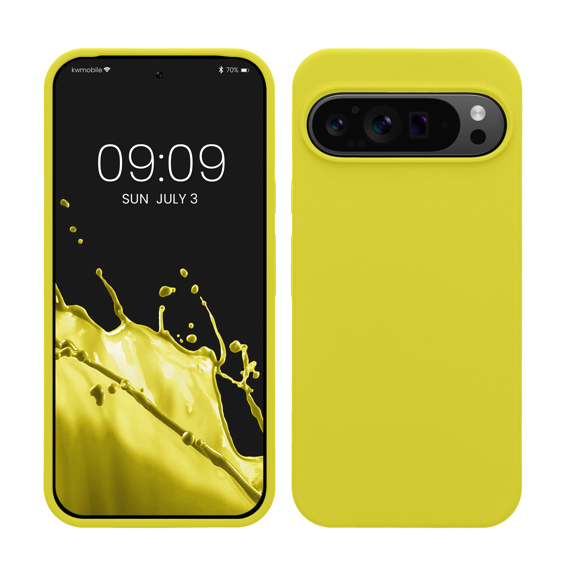 Kryt na mobil kwmobile pro Google Pixel 9 Pro XL / Google Pixel 9 Pro / Google Pixel 9 - citronově žlutá