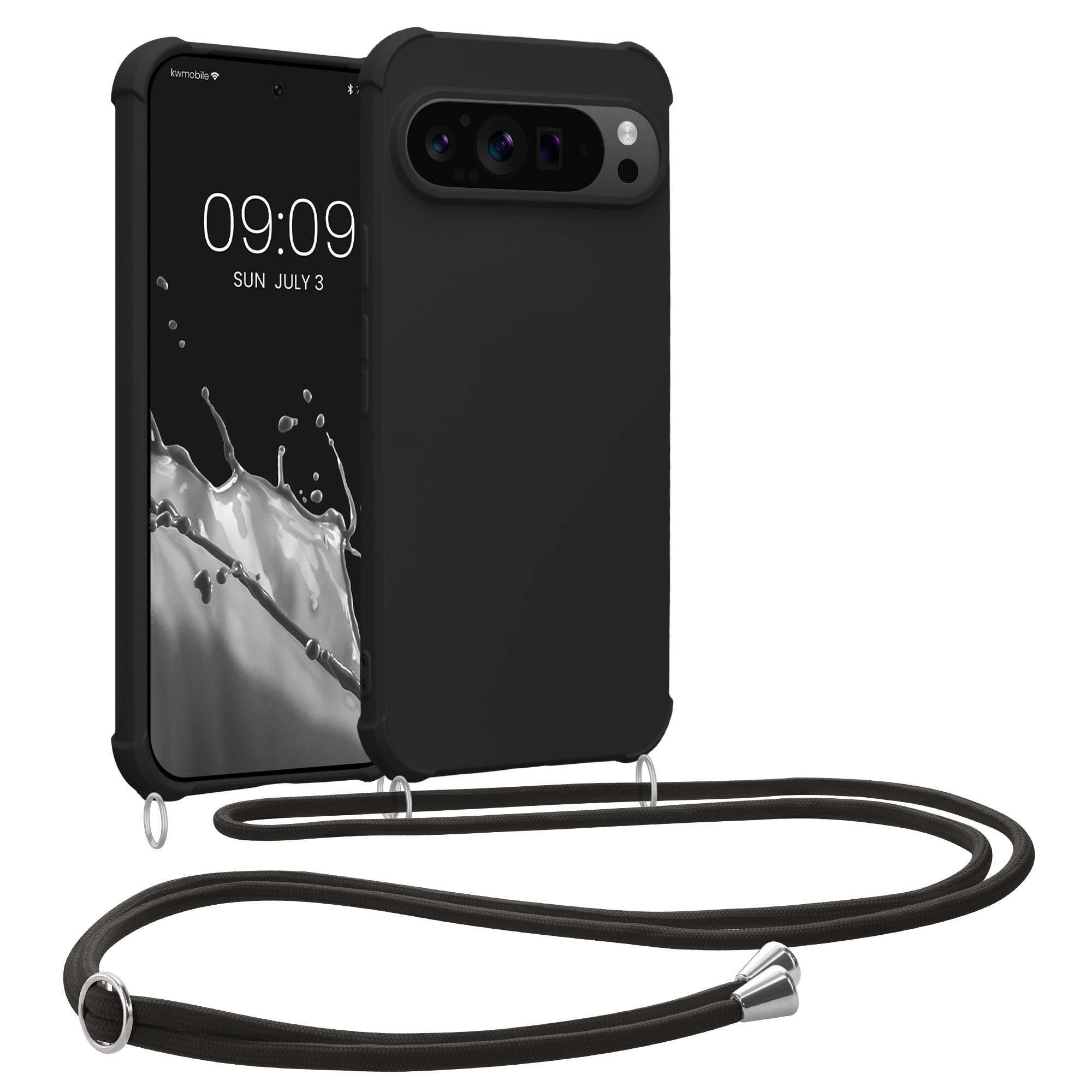 Crossbody kryt kwmobile pro Google Pixel 9 Pro XL - černá