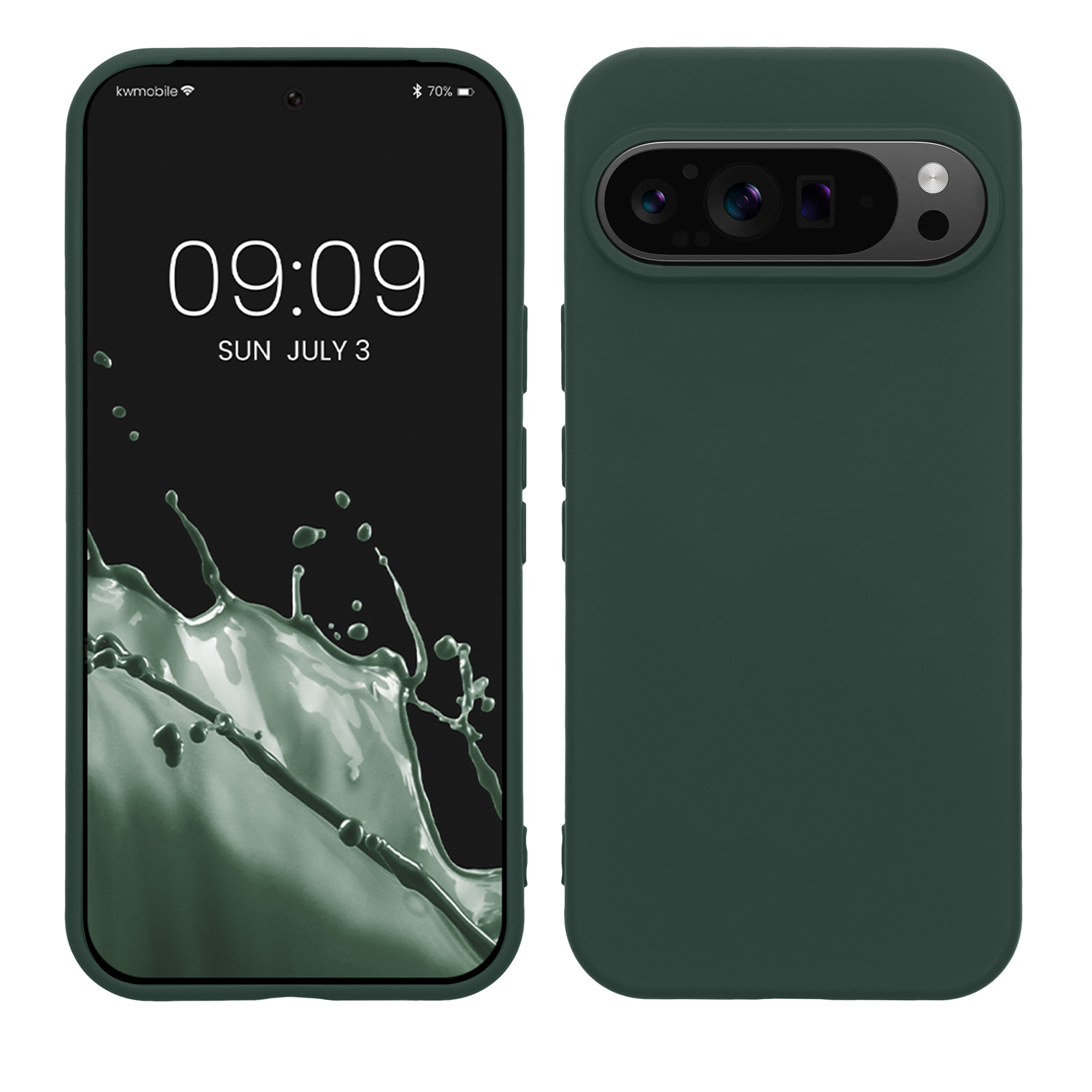 Kryt na mobil kwmobile pro Google Pixel 9 / Pixel 9 Pro - zelená