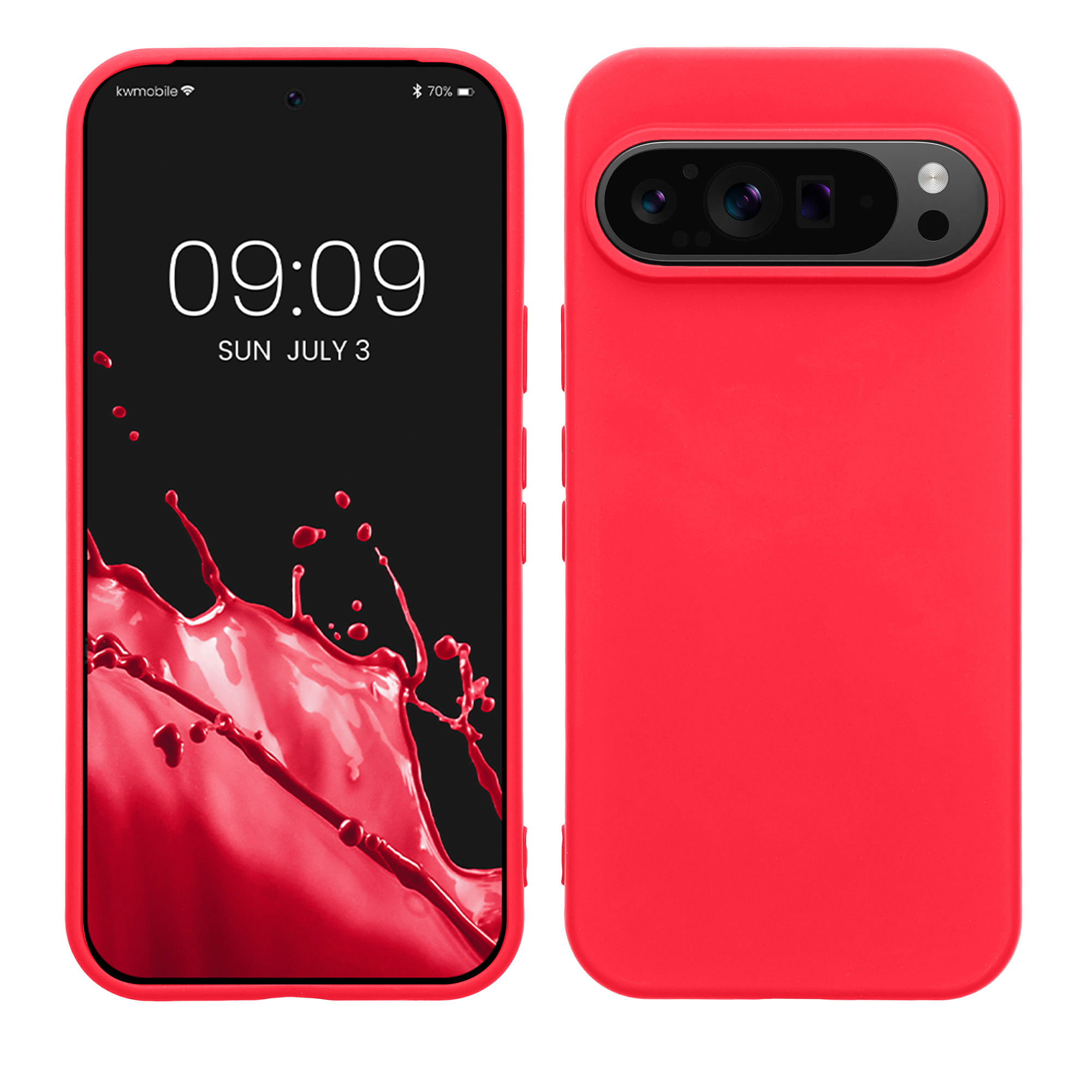 Kryt na mobil kwmobile pro Google Pixel 9 / Pixel 9 Pro - růžová