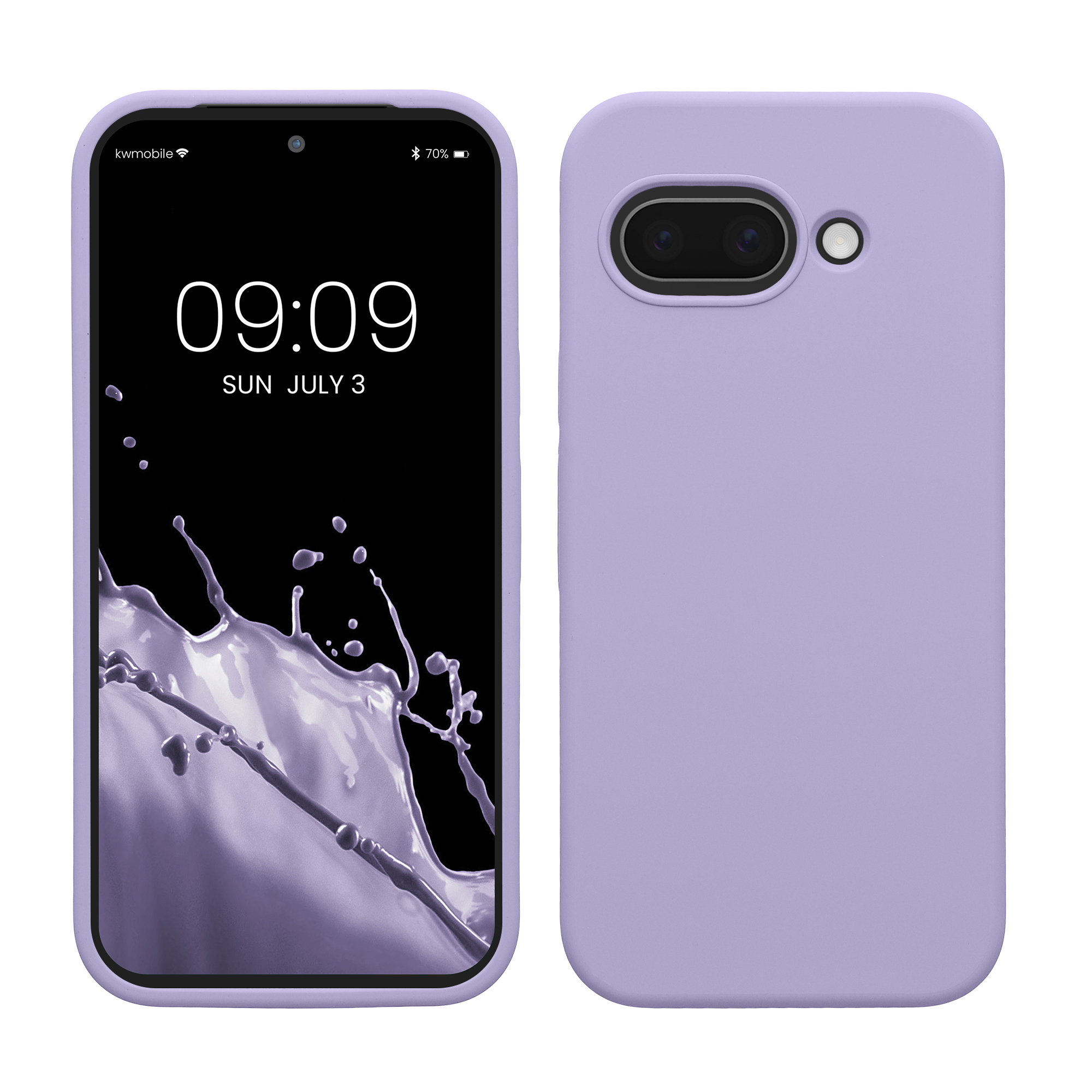 Silikonový kryt kwmobile pro Google Pixel 9a - levandulová