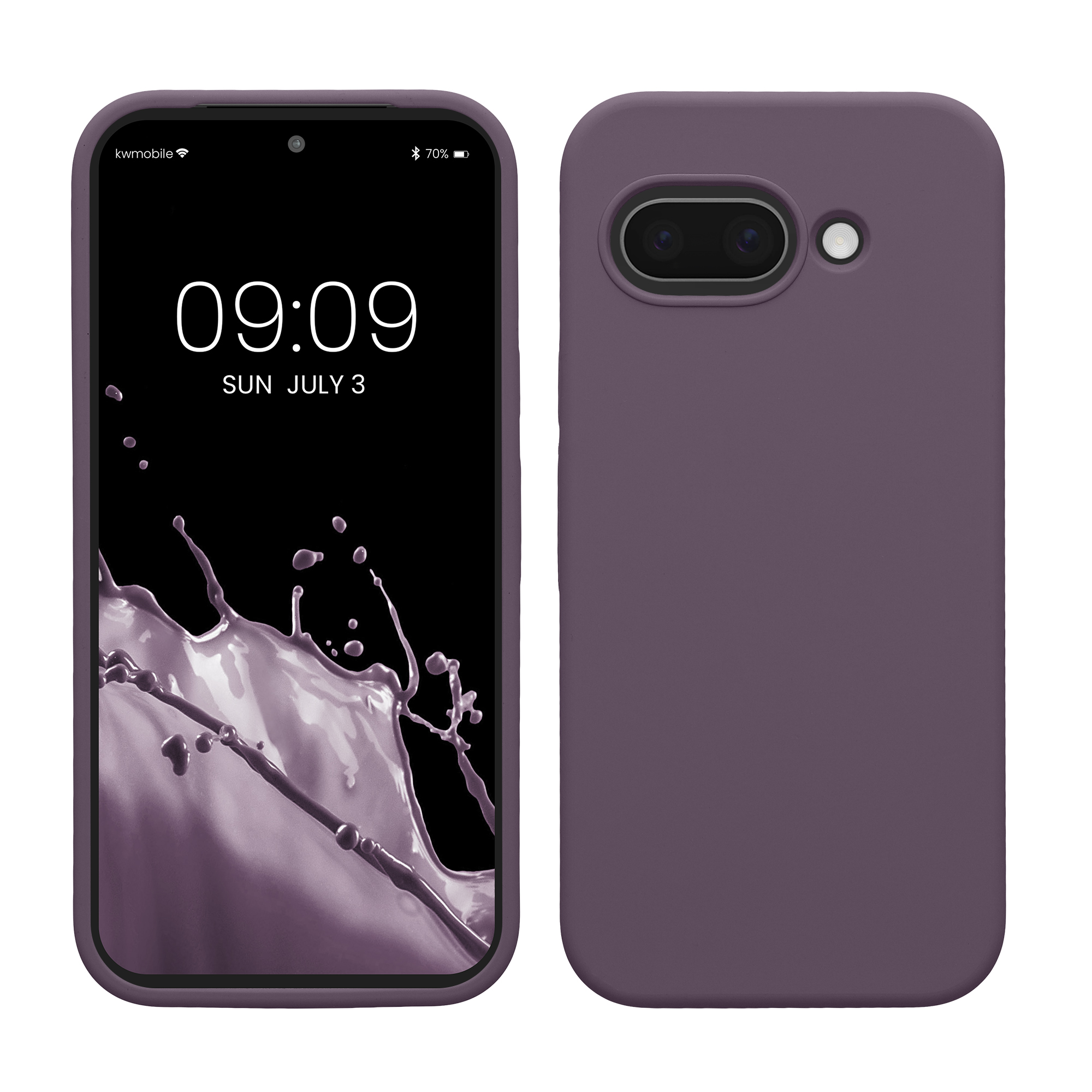 Silikonový kryt kwmobile pro Google Pixel 9a - světle fialová