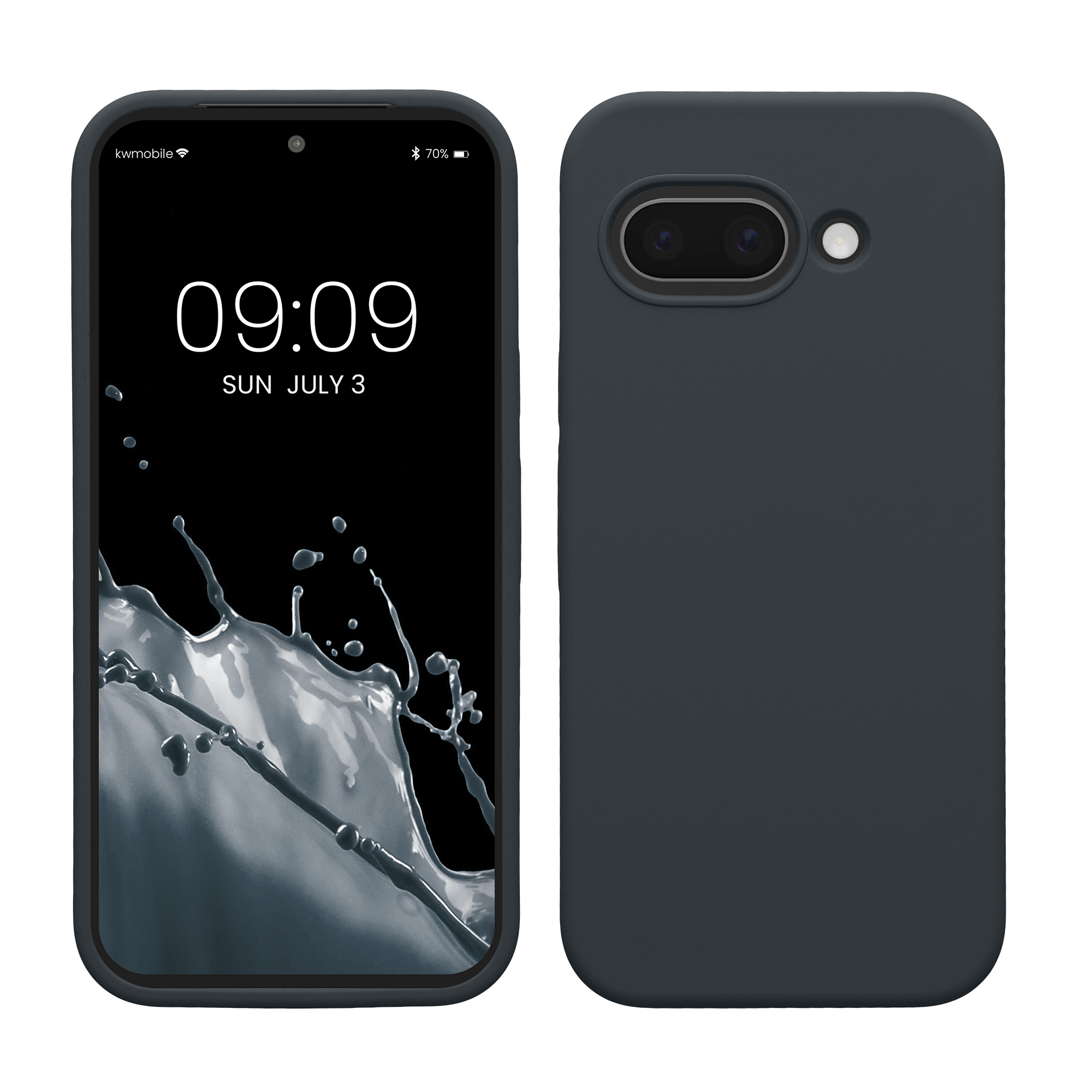 Silikonový kryt kwmobile pro Google Pixel 9a - borůvková