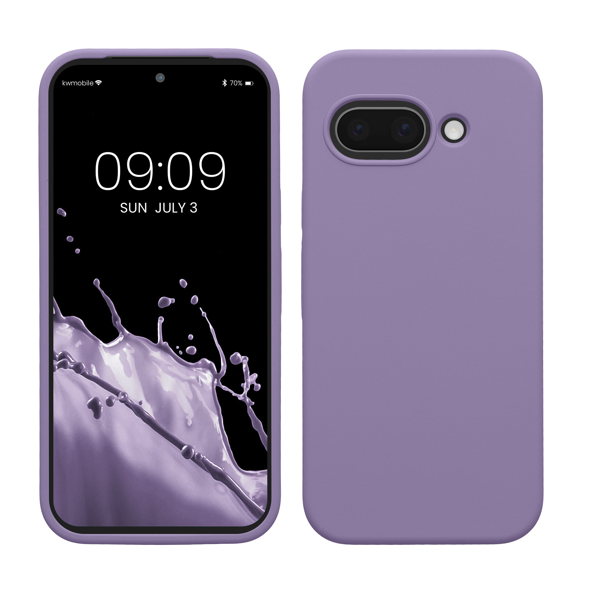 Silikonový kryt kwmobile pro Google Pixel 9a - fialová