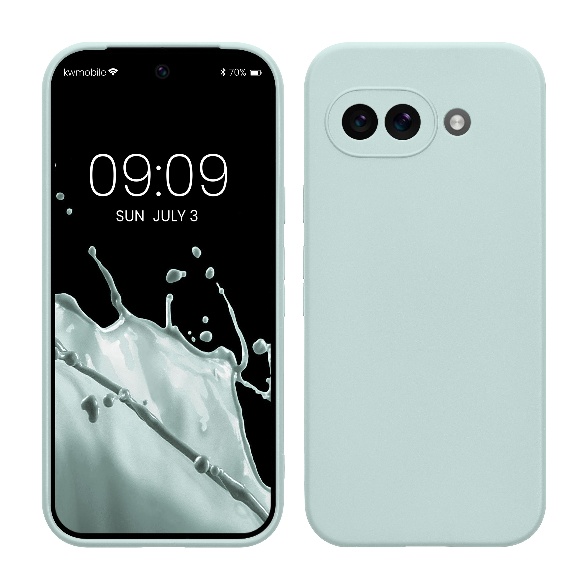 Silikonový kryt kwmobile pro Google Pixel 9a - mátová