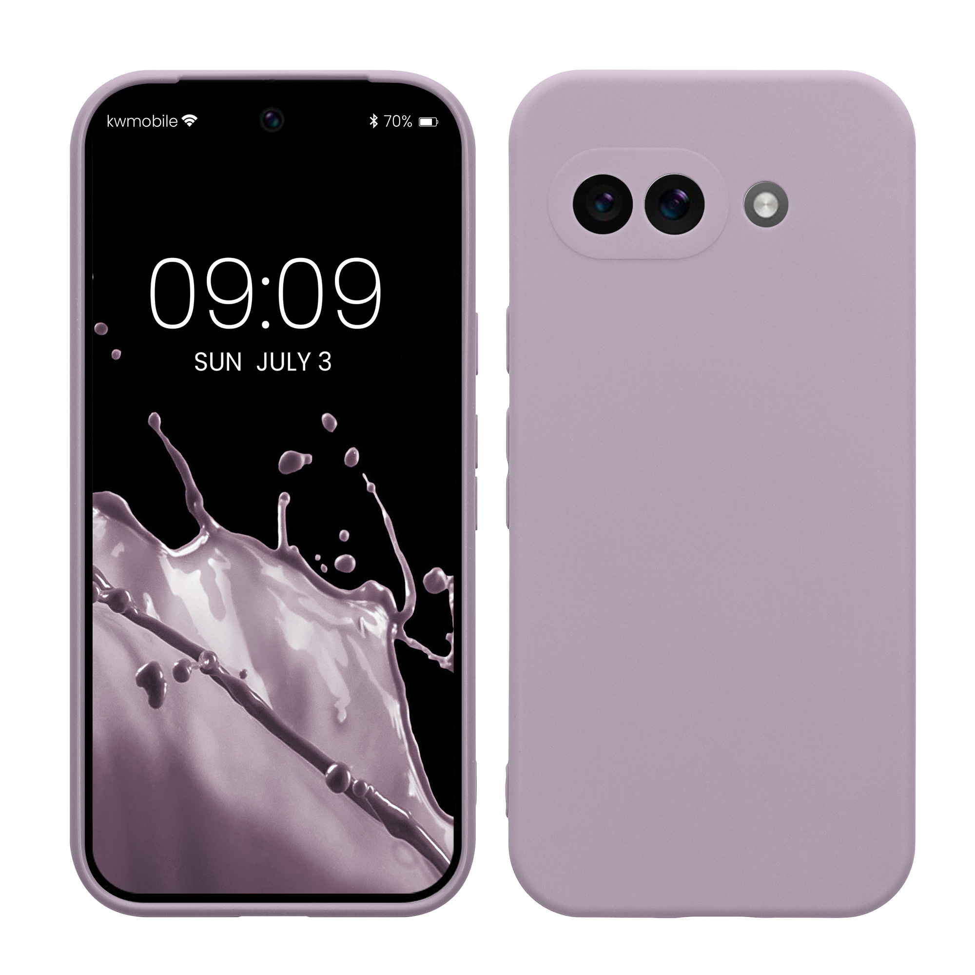 Silikonový kryt kwmobile pro Google Pixel 9a - levandulová