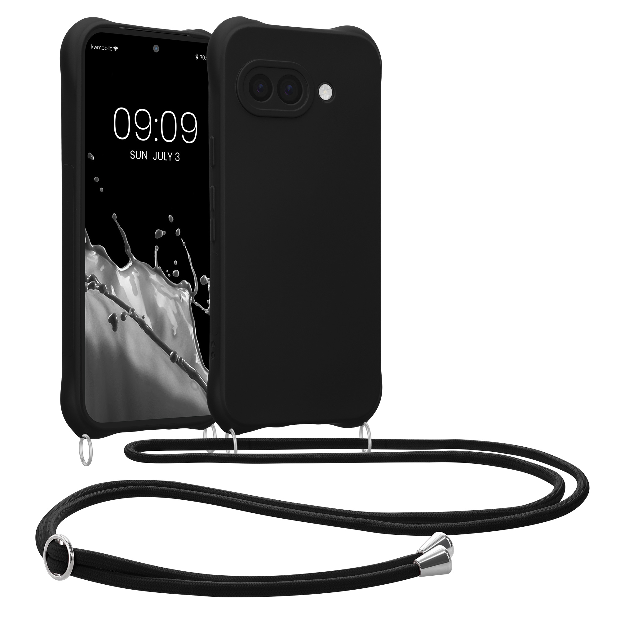 Crossbody kryt kwmobile pro Google Pixel 9a - černá