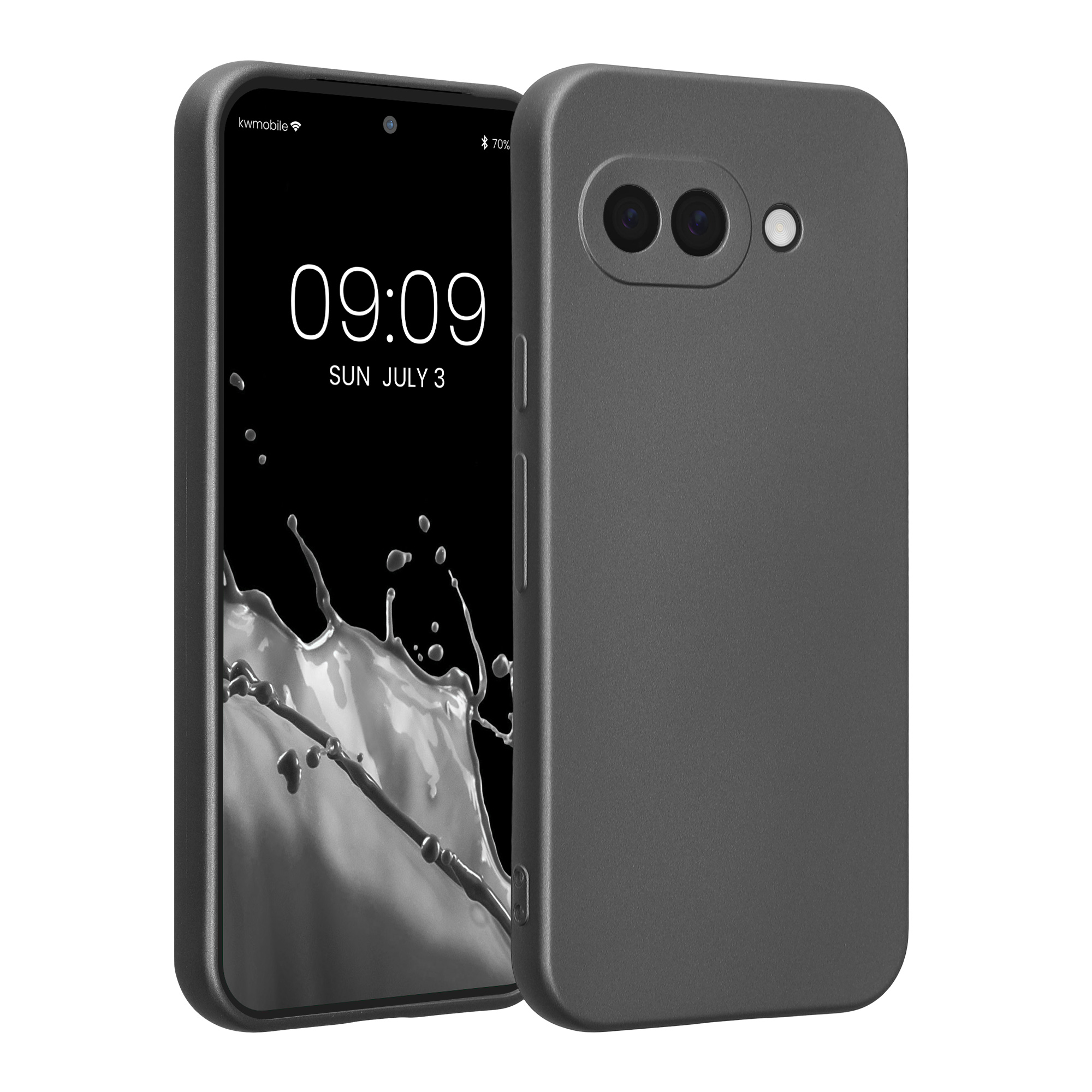Silikonový kryt kwmobile pro Google Pixel 9a - šedá