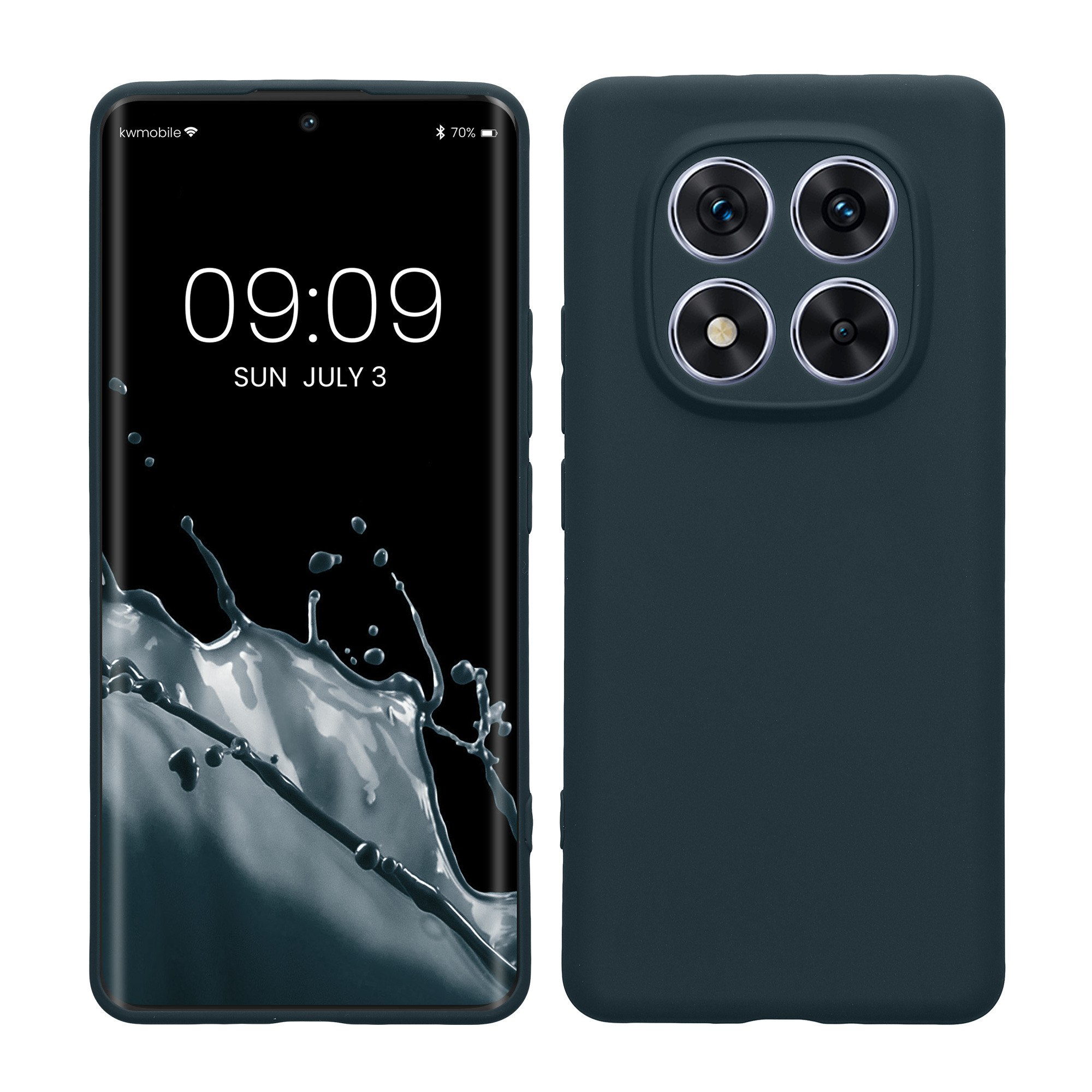 Kryt Xiaomi Redmi Note 14 Pro 5G silikonový TPU tmavá břidlice kwmobile
