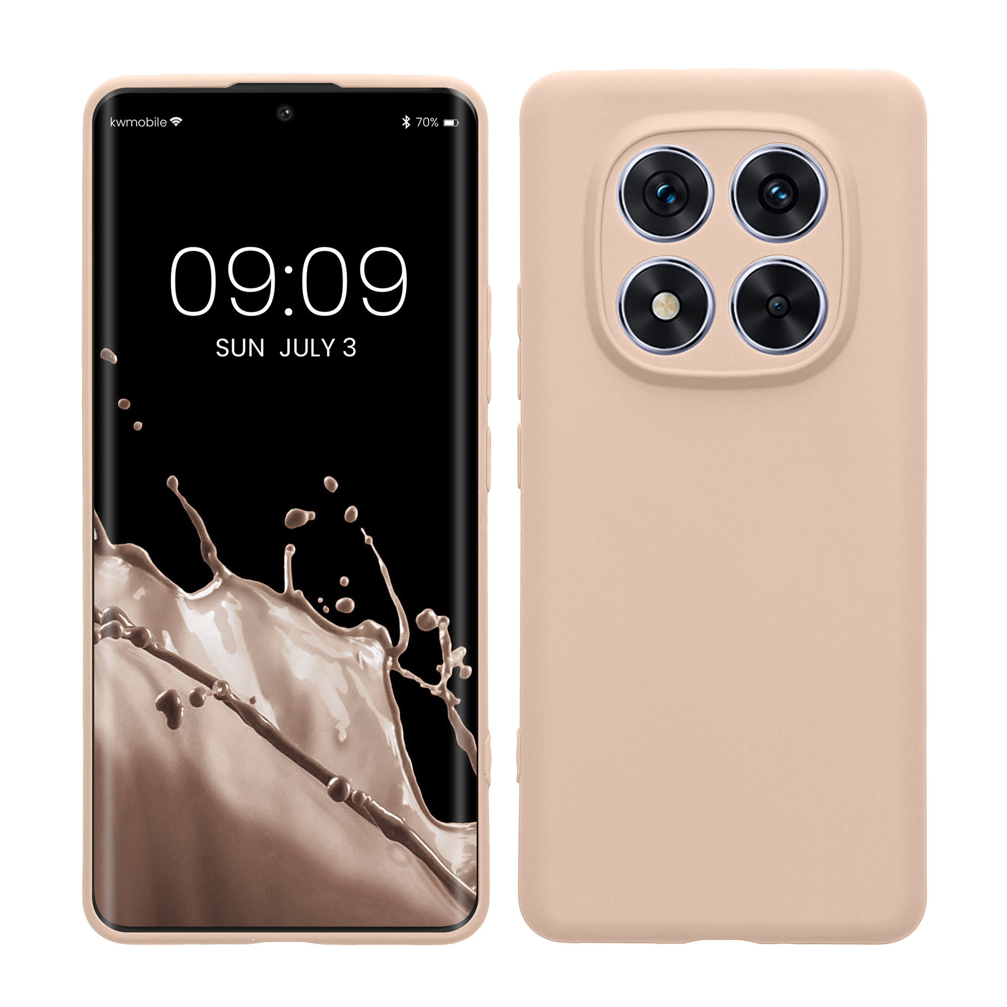 Kryt Xiaomi Redmi Note 14 Pro 5G silikonový TPU kokosová - vícebarevná kwmobile