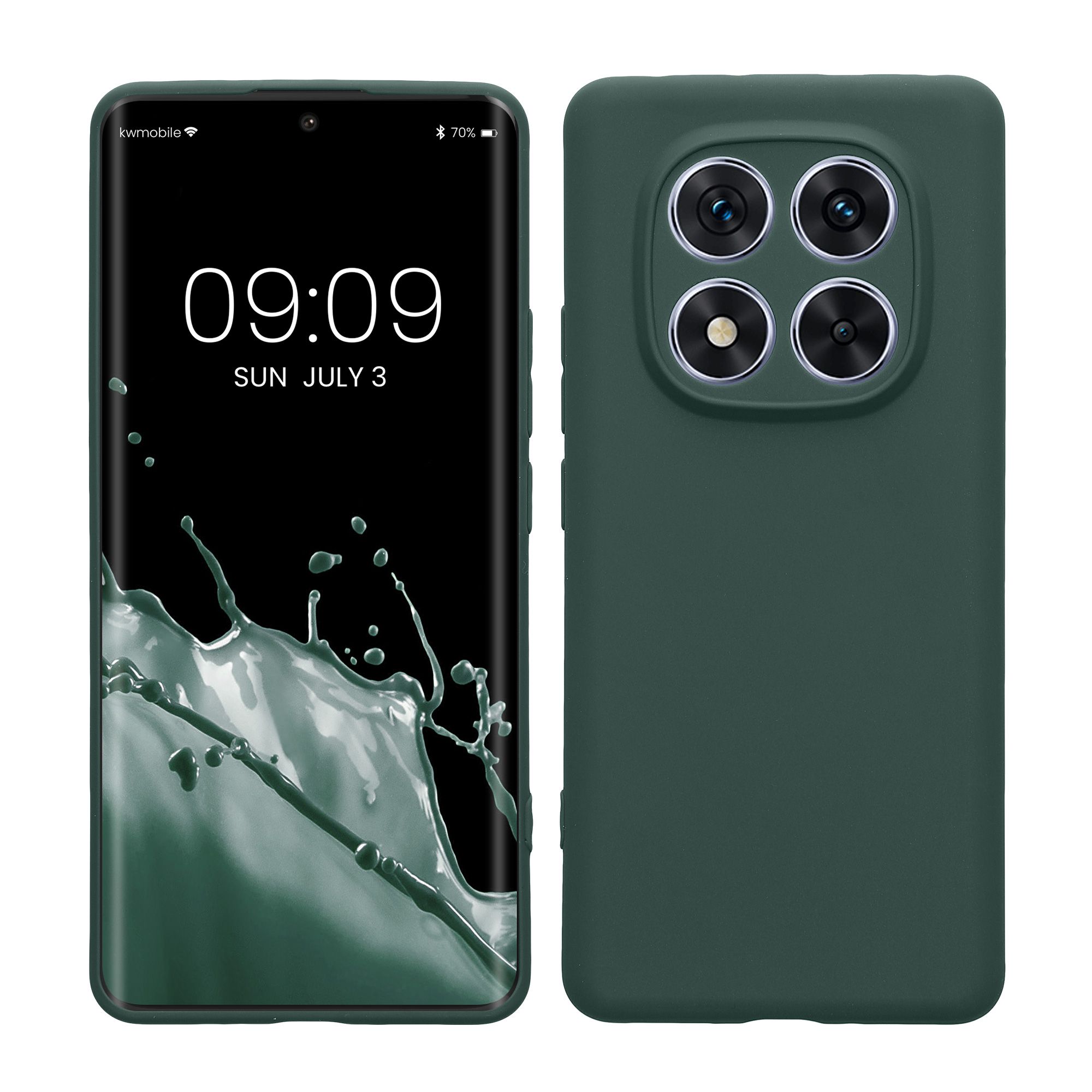 Kryt Xiaomi Redmi Note 14 Pro 5G silikonový TPU zelená kwmobile