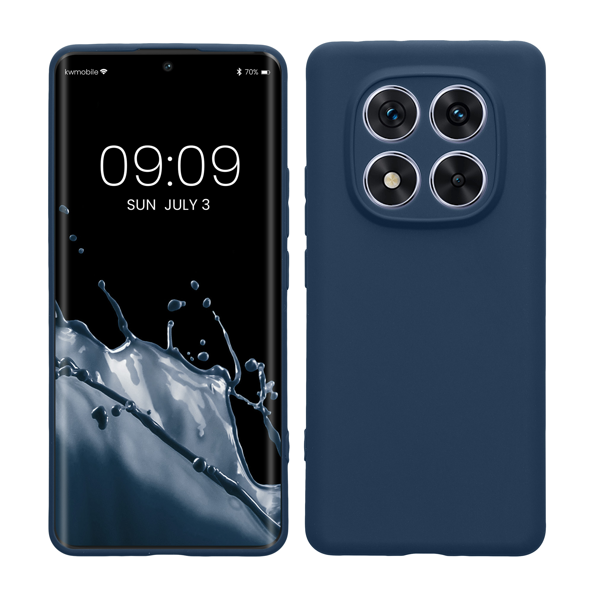 Kryt Xiaomi Redmi Note 14 Pro 5G silikonový TPU modrá kwmobile