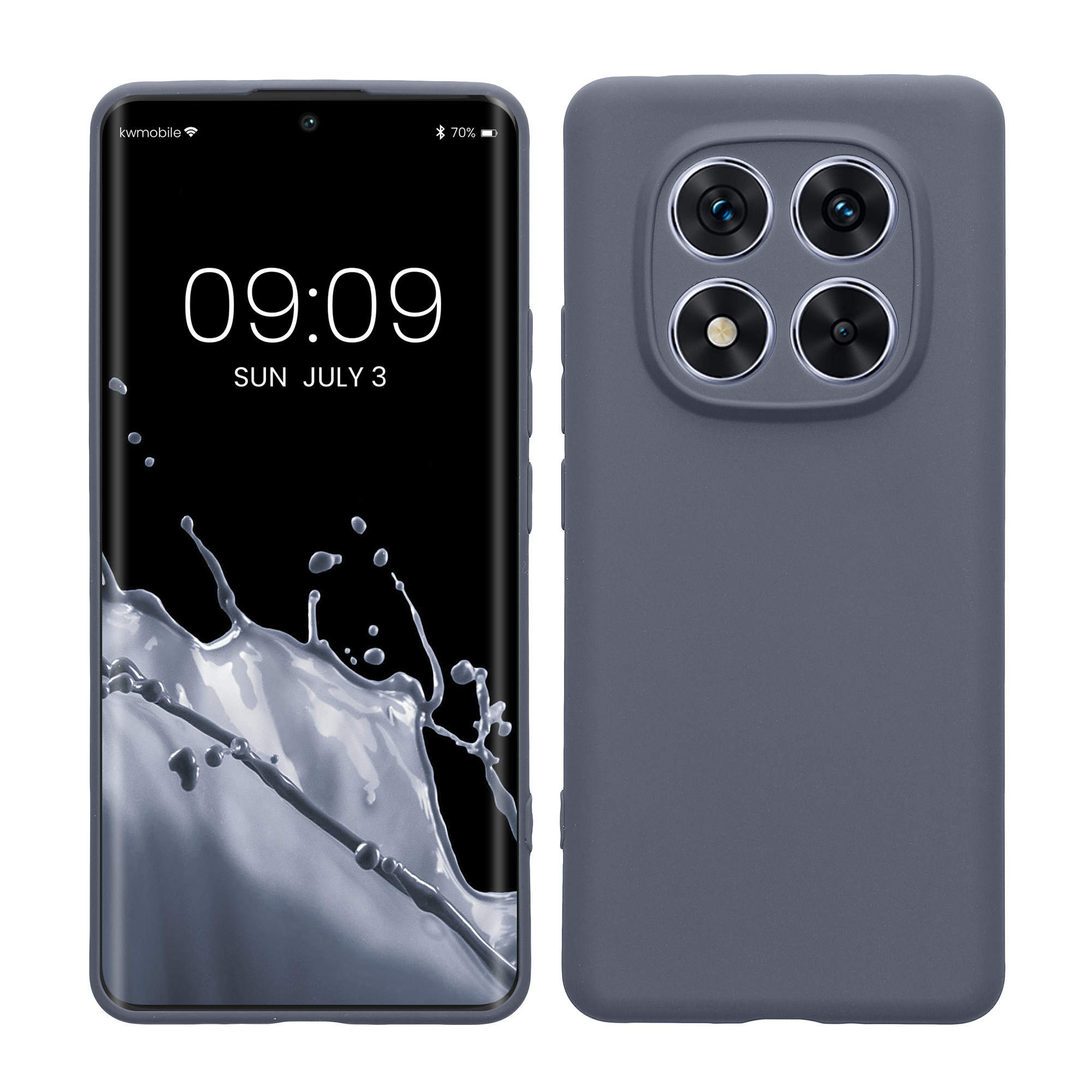 Kryt Xiaomi Redmi Note 14 Pro 5G silikonový TPU modrá kwmobile
