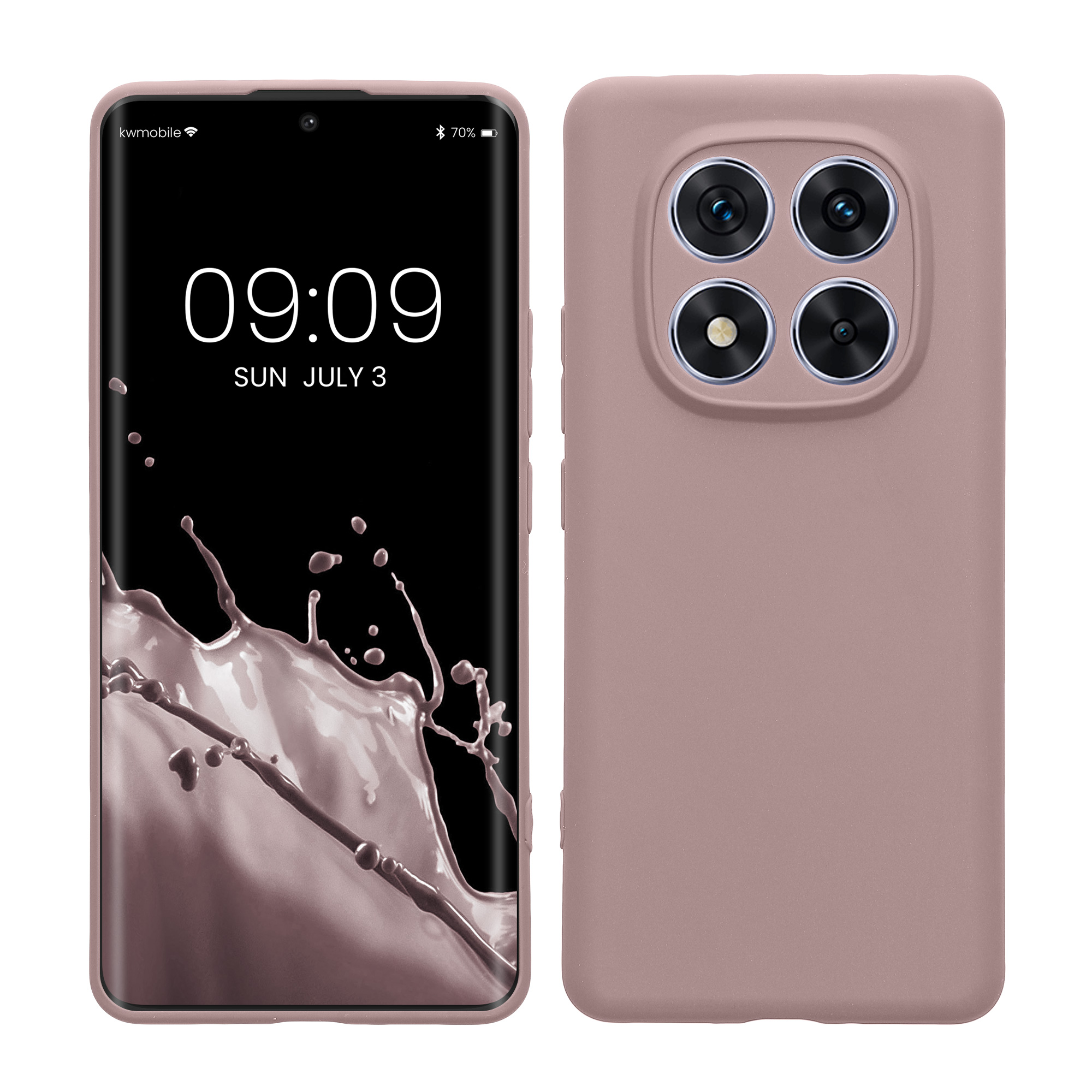 Kryt Xiaomi Redmi Note 14 Pro 5G silikonový TPU červená kwmobile