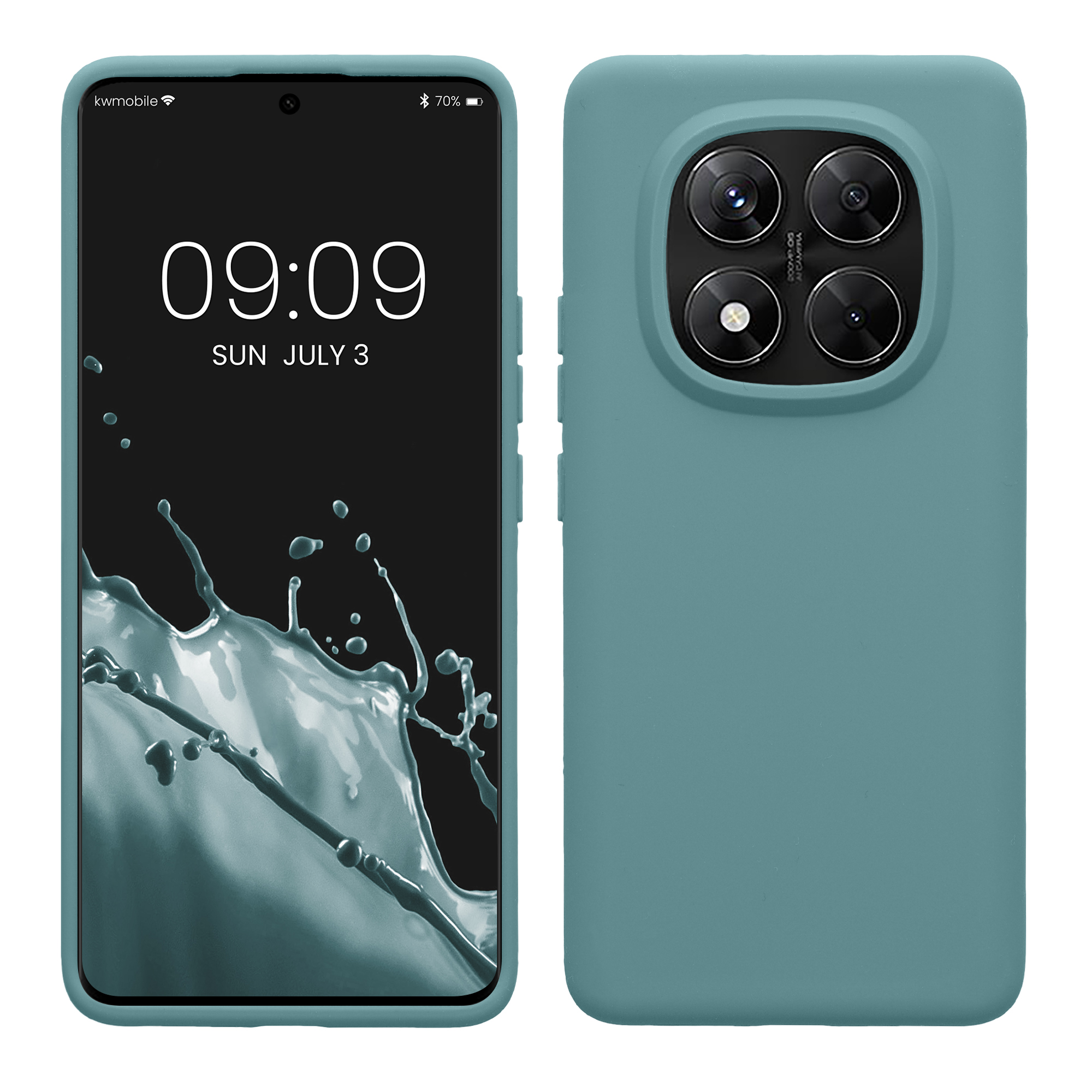 Kryt Xiaomi Redmi Note 14 Pro 5G silikonový TPU arktická noc kwmobile