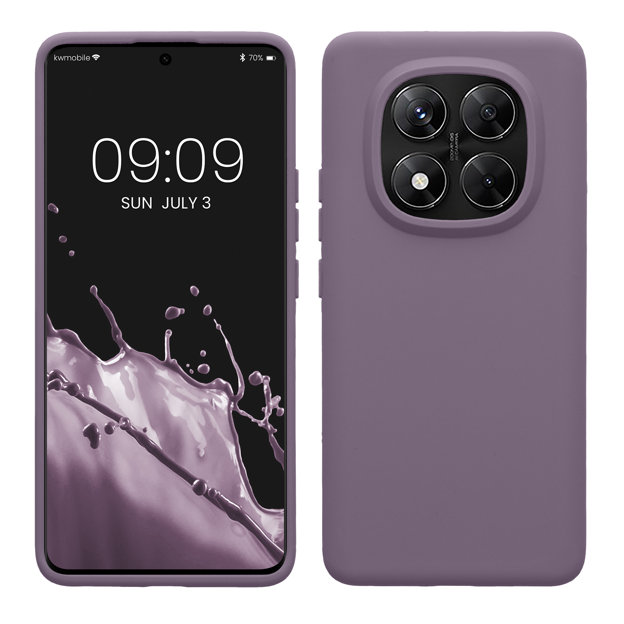 Kryt Xiaomi Redmi Note 14 Pro 5G silikonový TPU červená kwmobile