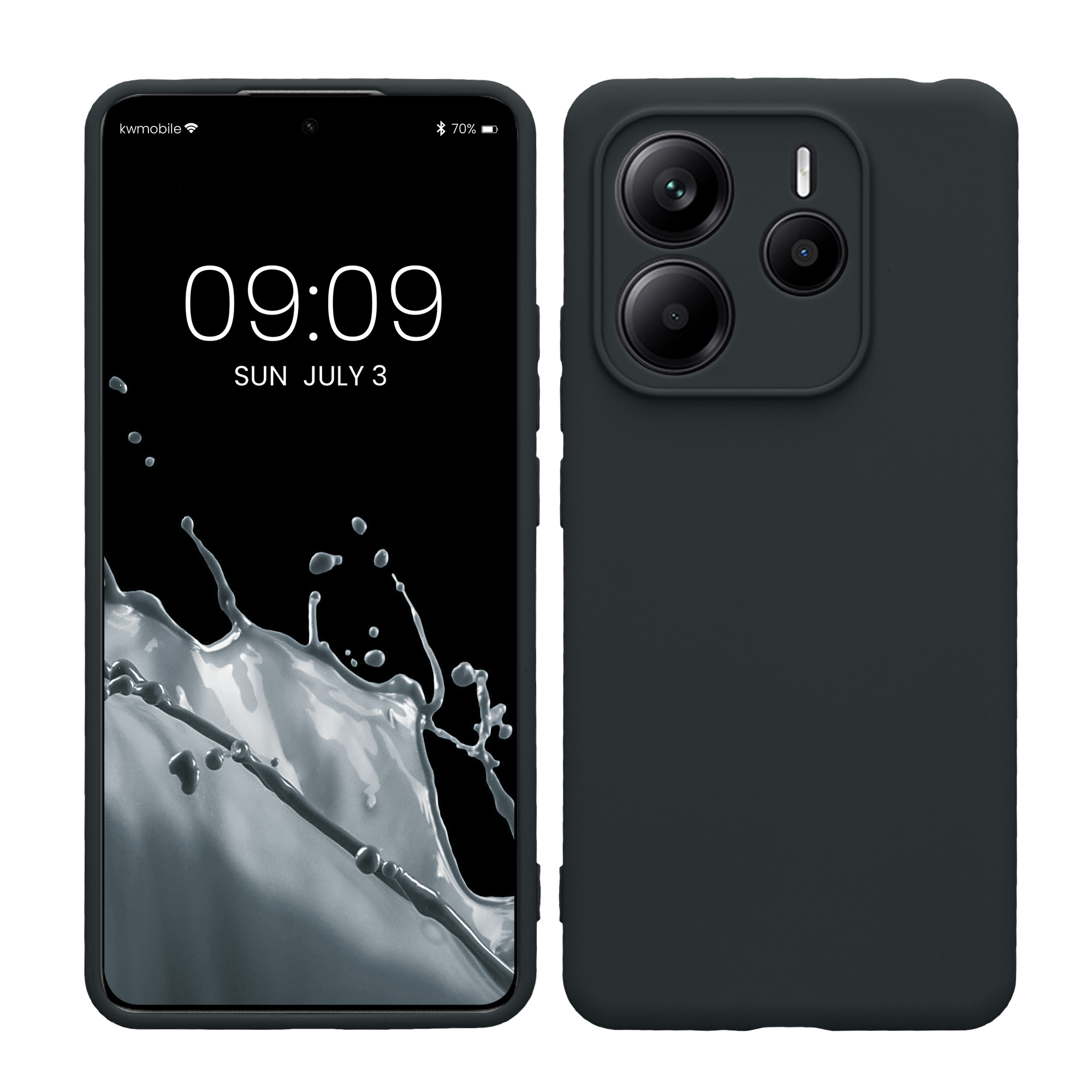Kryt Xiaomi Redmi Note 14 5G (Not for 4G) silikonový TPU borůvková modrá kwmobile