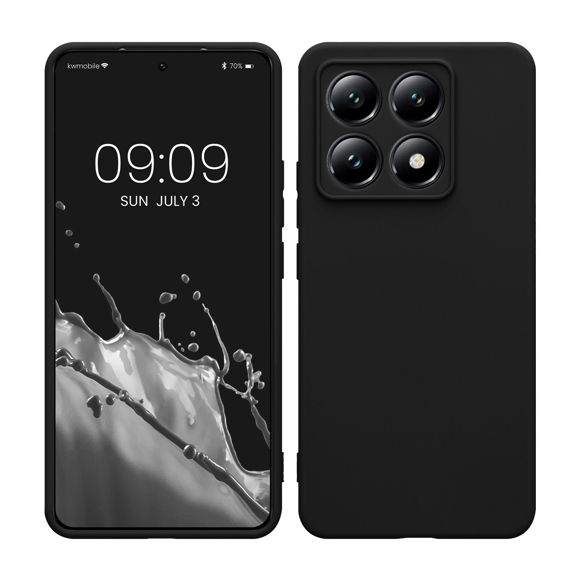 Kryt na mobil Xiaomi 14T kwmobile Soft Matte matná černá