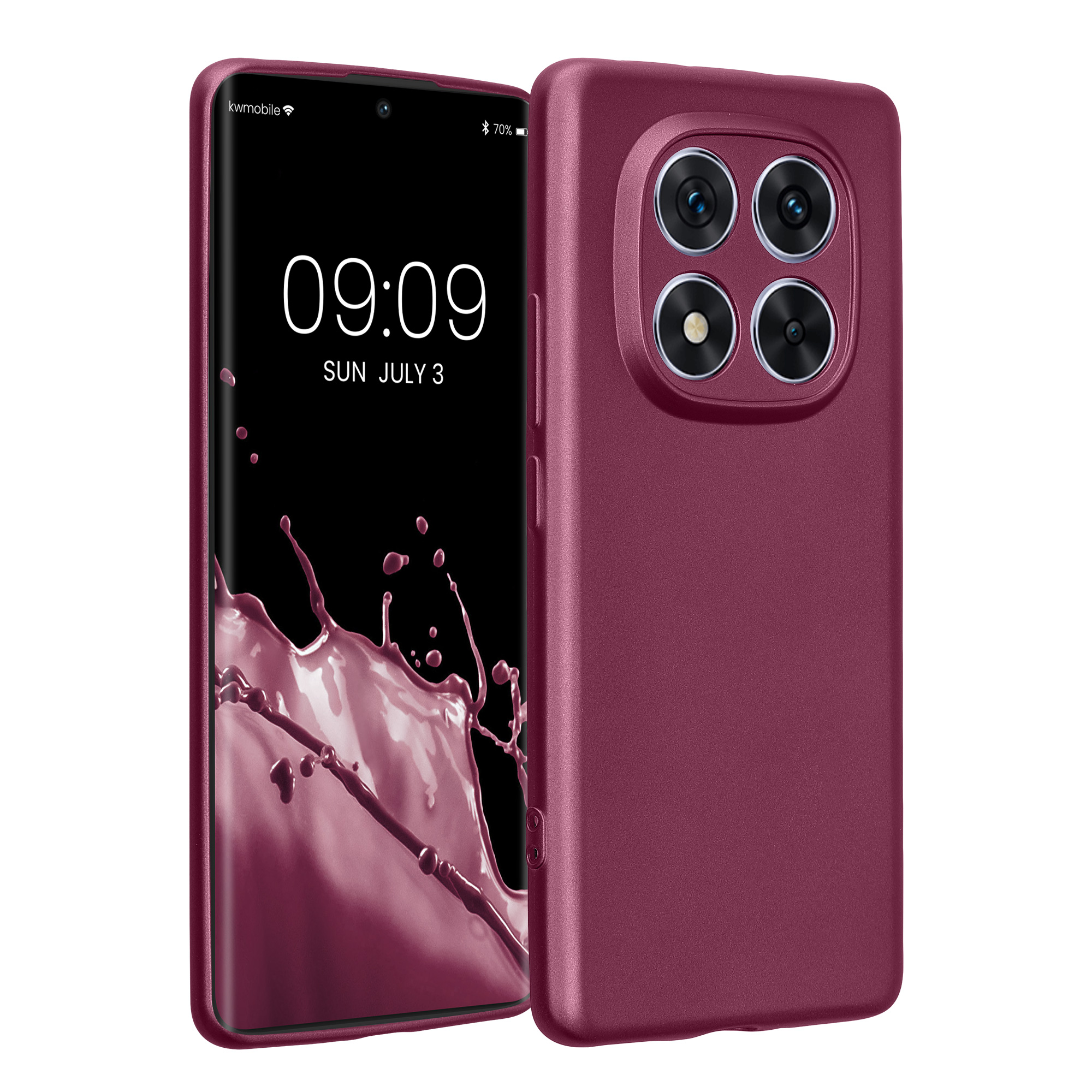 Kryt Xiaomi Redmi Note 14 Pro 5G metalický TPU levandulová kwmobile