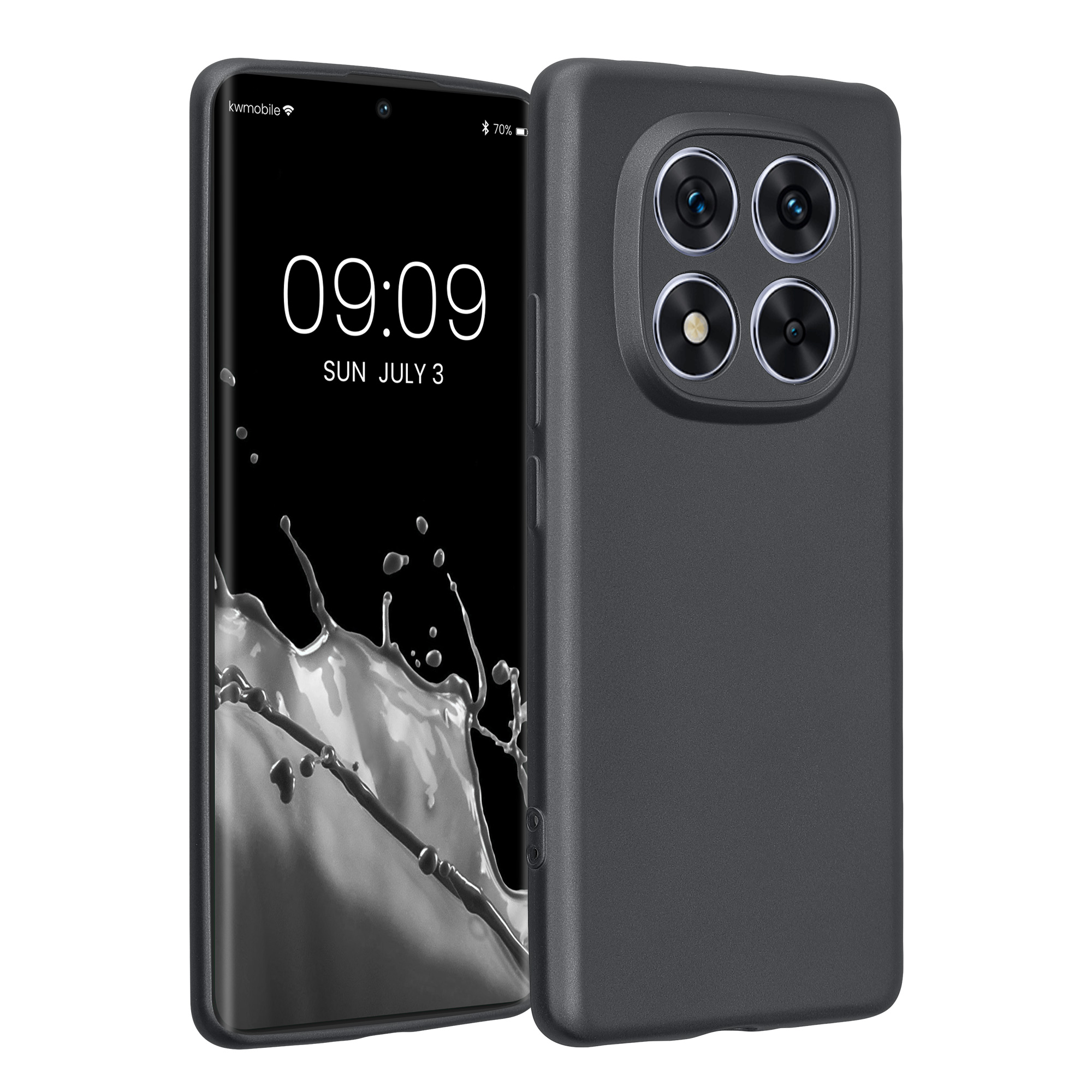 Kryt Xiaomi Redmi Note 14 Pro 5G metalický TPU šedá kwmobile