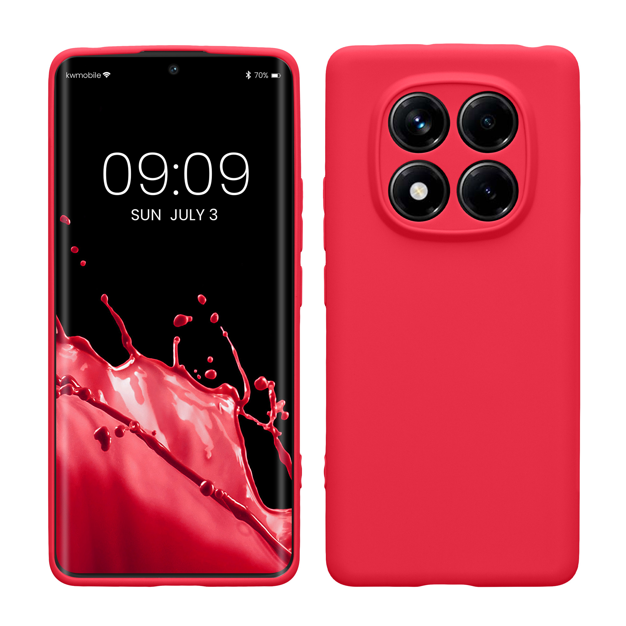 Kryt Xiaomi Redmi Note 14 Pro 4G silikonový TPU růžová kwmobile